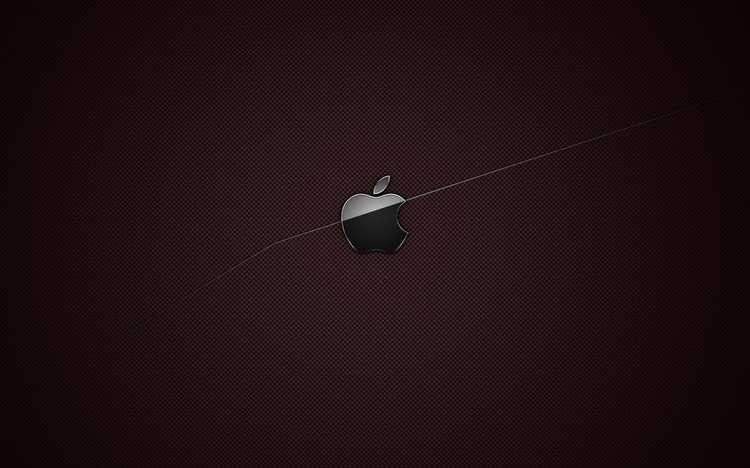 2560x1600 Leather Apple Wallpaper