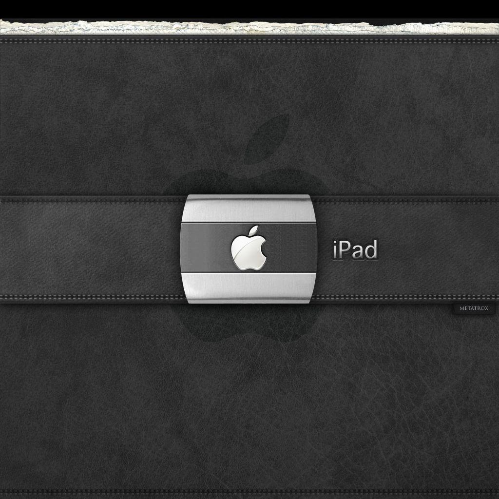 1024x1024 Apple Leather iPad Wallpaper