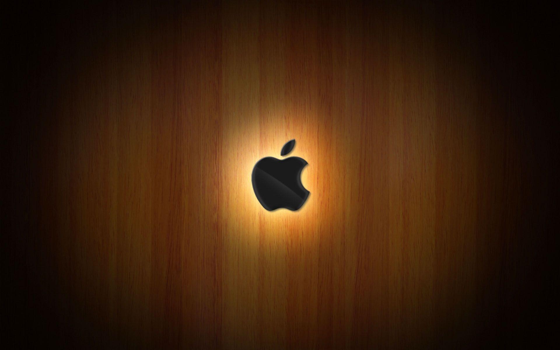 1920x1200 Free Download Leather Apple Wallpaper