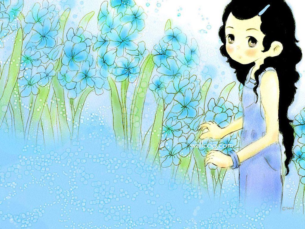 1024x768 Korean manhwa illustration aptinting