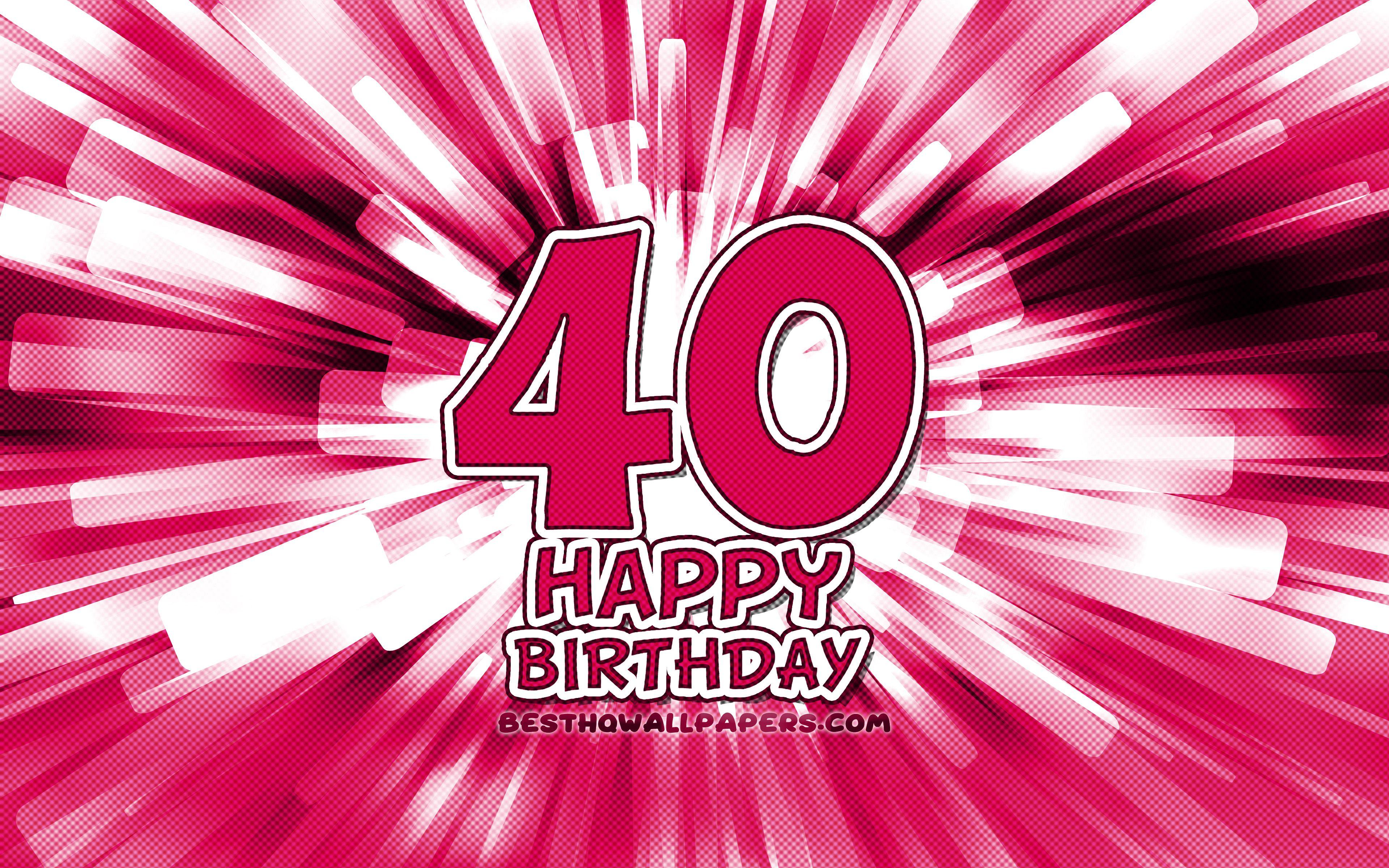 40th birthday background hi-res stock photography and images - Alamy