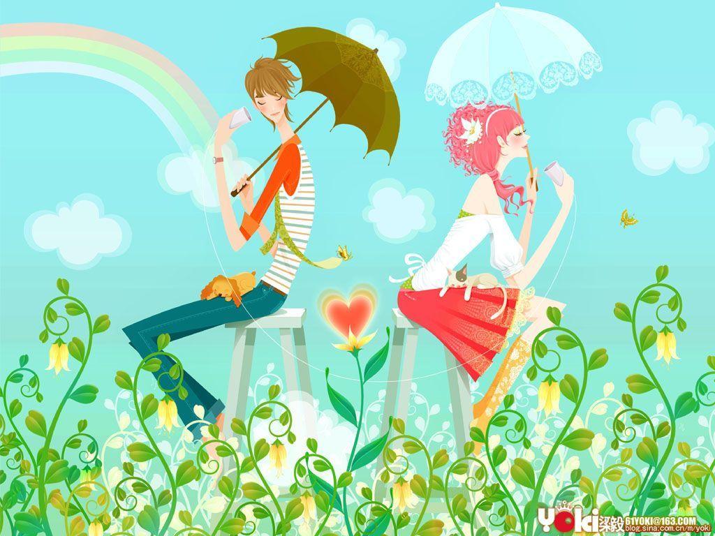1024x768 Wallpaper Girls Fashion Korean Illustration Illustrations No