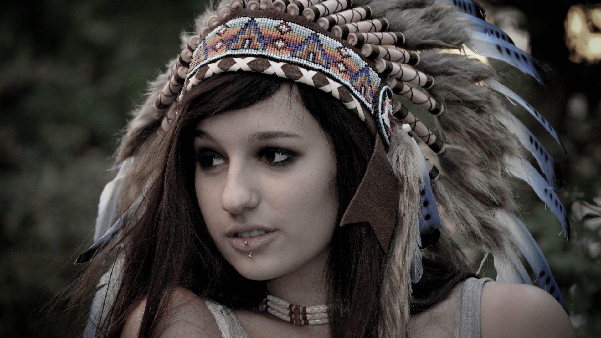1920x1080 Girl Native American wallpaper