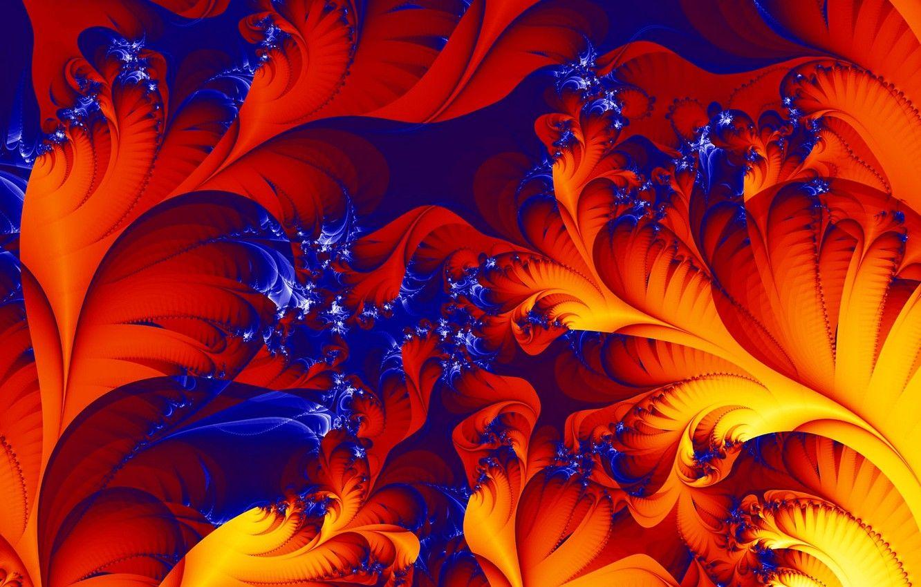 1332x850 Wallpaper line, fractal, vortices, Mandelbrot image for desktop, section абстракции