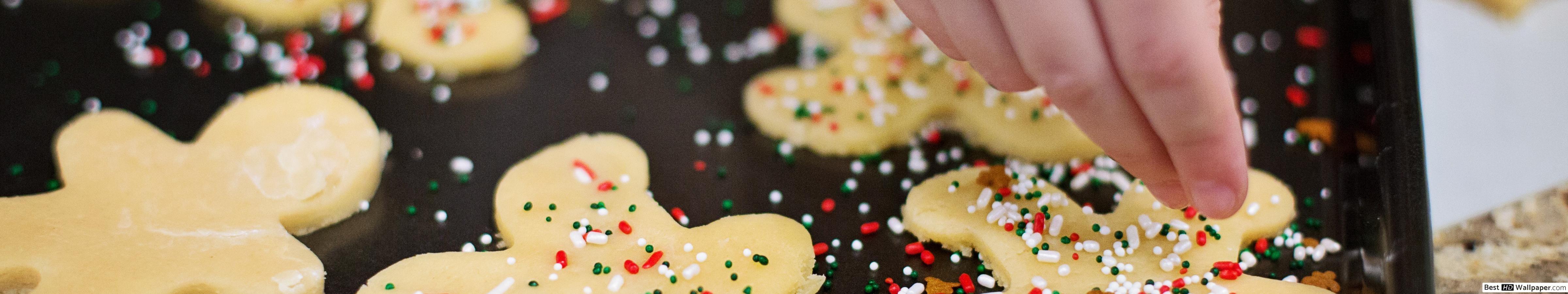 4800x900 Gingerbread men HD wallpaper download