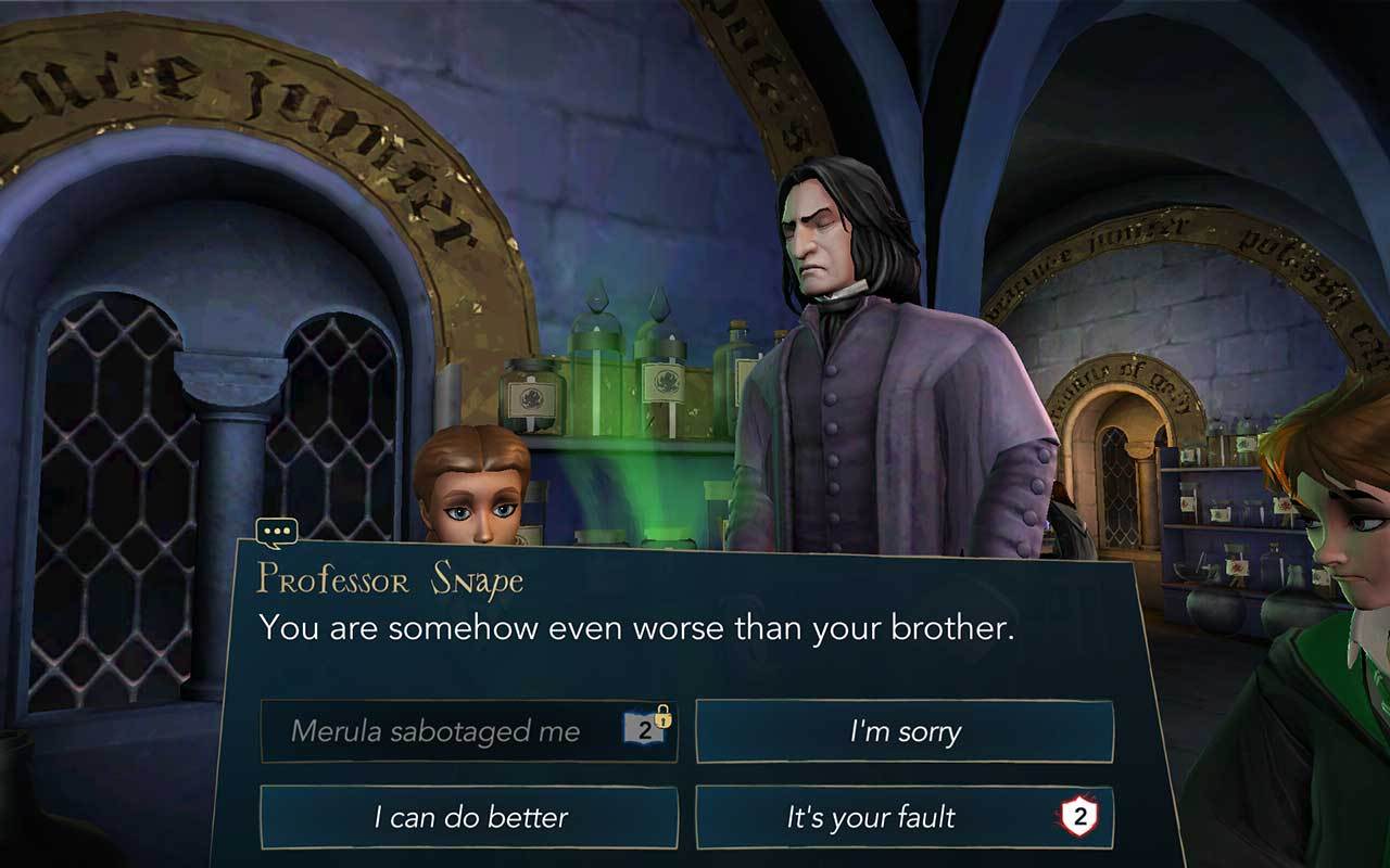 1280x800 Harry Potter:Hogwarts Mystery potion class
