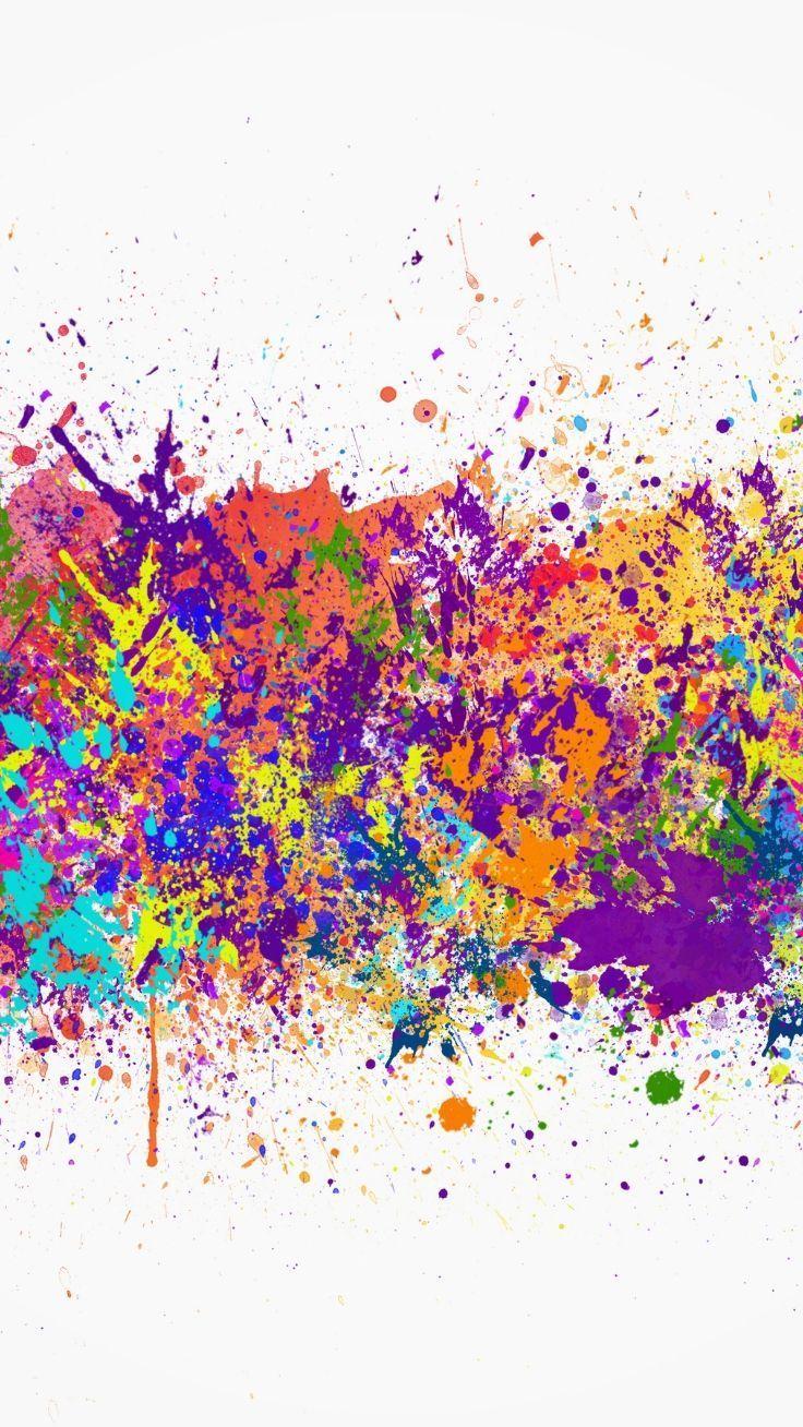 736x1308 Watercolor Splash Background HD