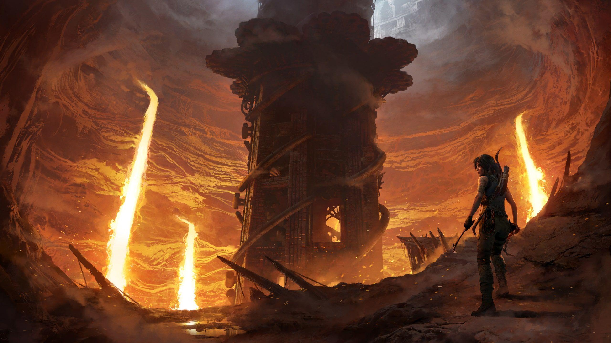 2560x1440 Video Game Shadow of the Tomb Raider Tomb Raider Lara Croft HD Wallpaper Latest 4K