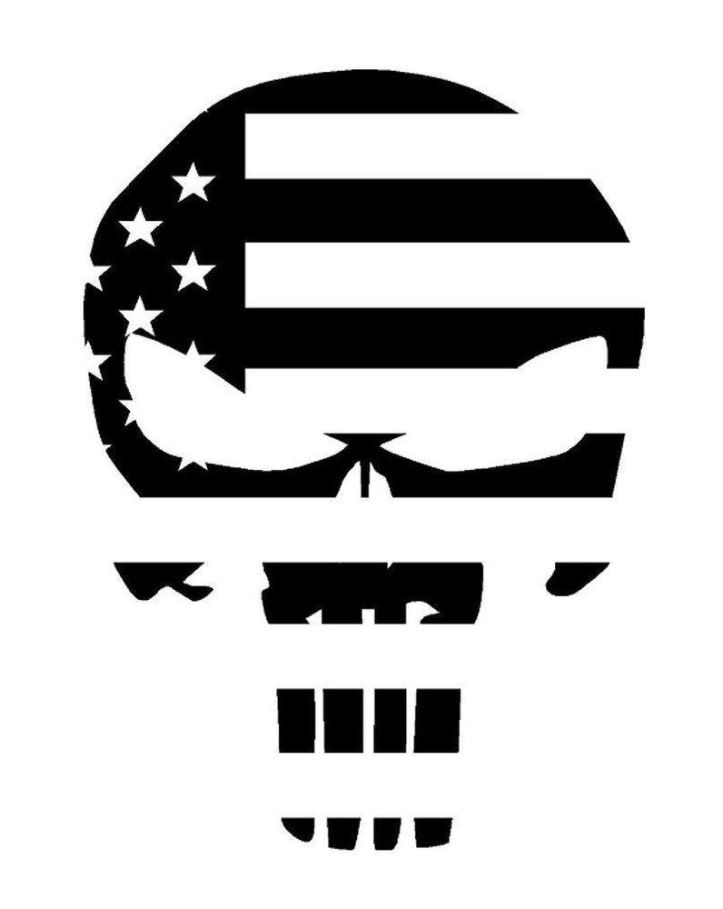 Punisher comics america usa flag skull logo HD phone wallpaper   Peakpx