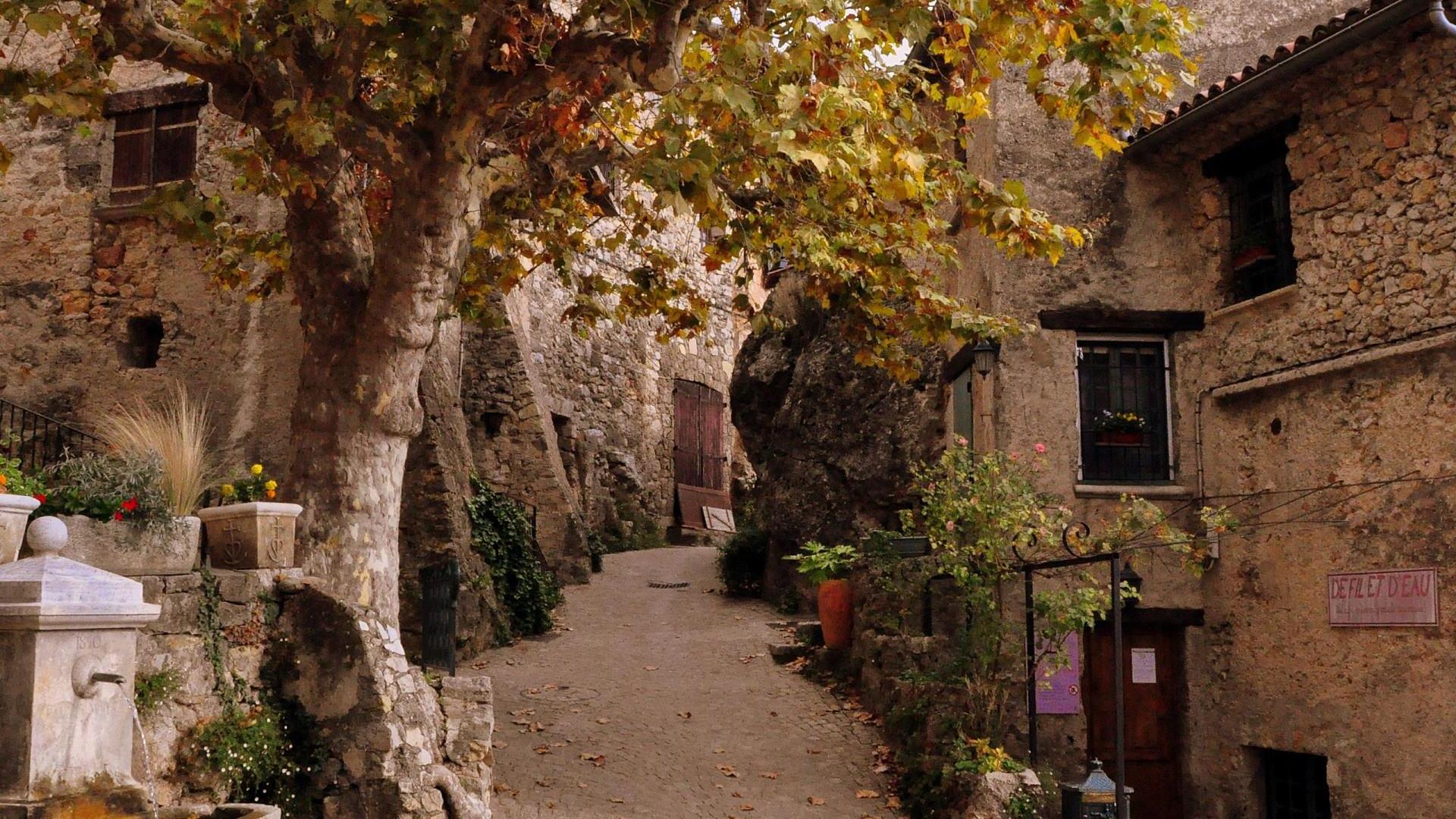 1920x1080 Provence old streets.Wallpaper for Android