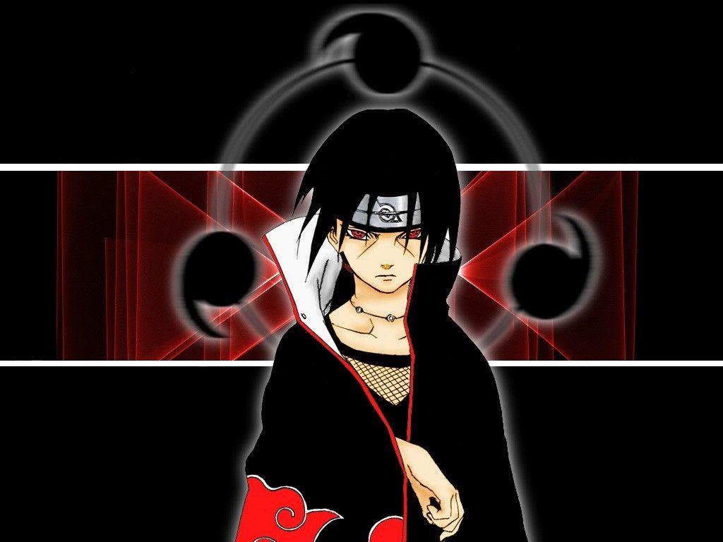 1024x768 Naruto Shippuuden, Uchiha Itachi, Akatsuki, Sharingan Wallpaper HD / Desktop and Mobile Background