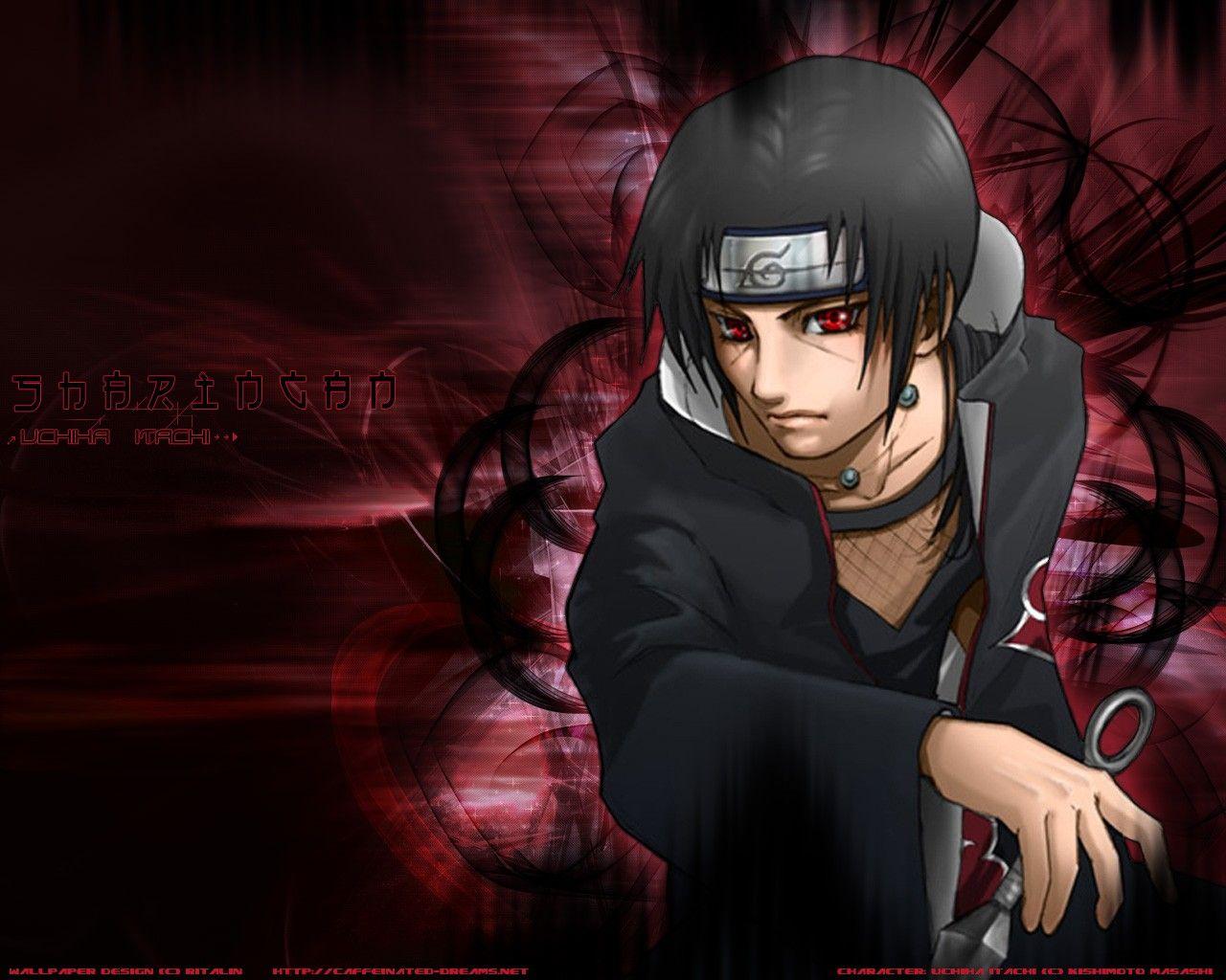 1280x1024 Uchiha Itachi Akatsuki Wallpaper:1280x1024