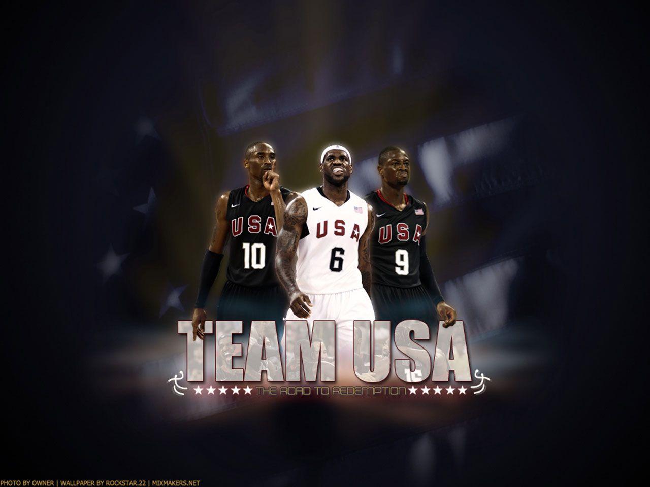 1280x960 Kobe King Wade Dream Team Wallpaper Bryant And Lebron James