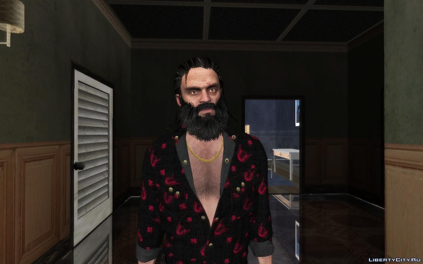 1440x900 Trevor Philips v2 (with a beard) for GTA San Andreas