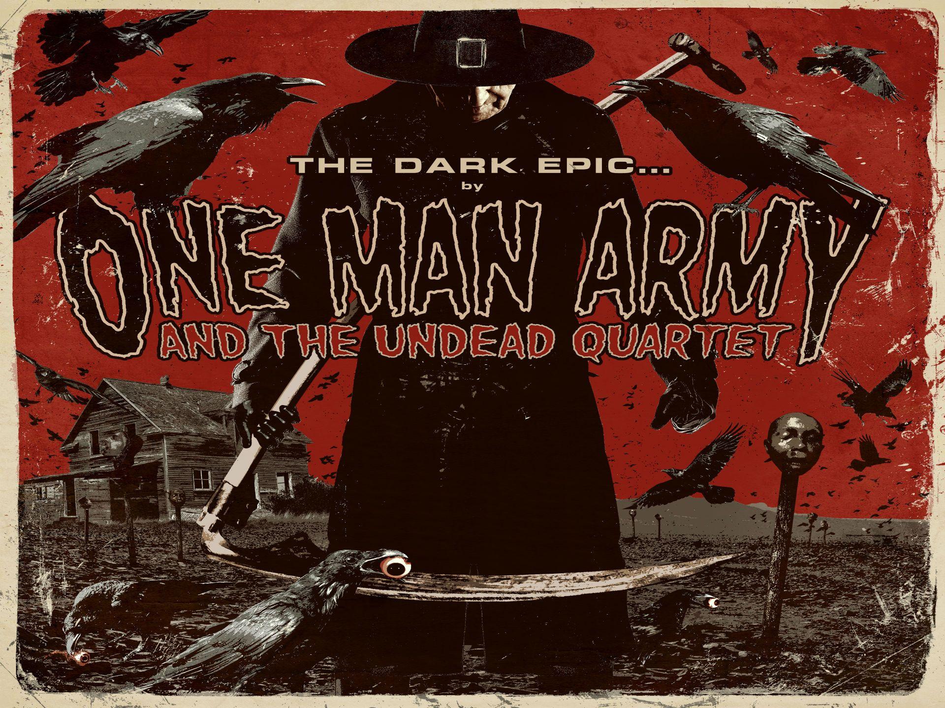 1920x1440 one, Man, Army, And, The, Undead, Quartet, Thrash, Death, Metal, Heavy, Poster, Posters Wallpaper HD / Desktop and Mobile Background