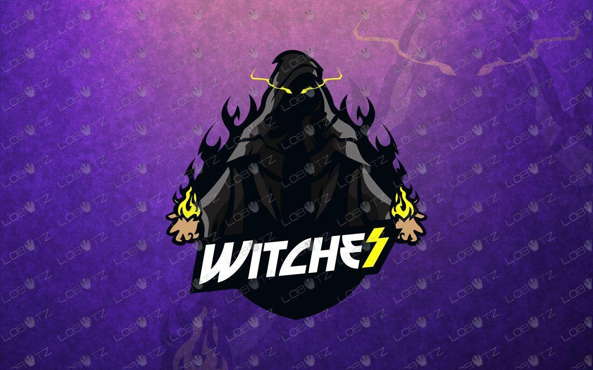 1200x750 Awesome Witch eSports Logo. Witch Mascot Logo. Esports logo, Mascot, Graphic design logo