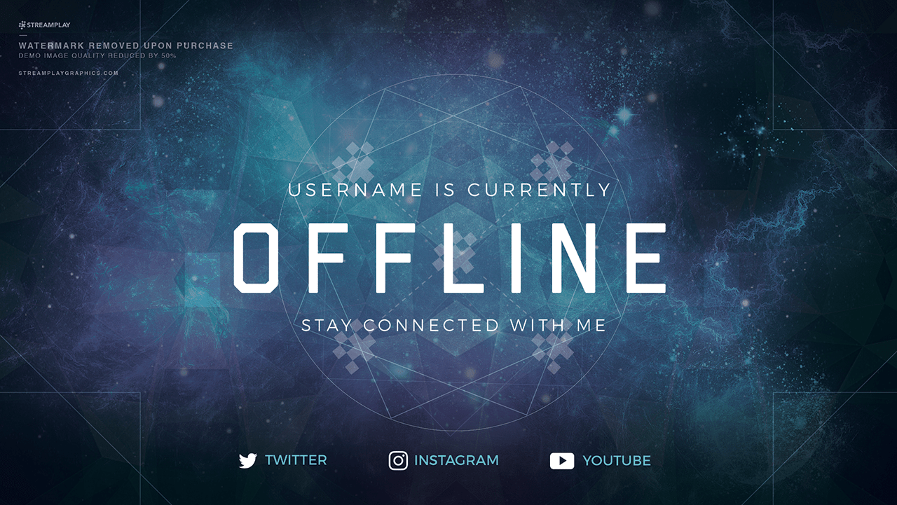 1280x721 Singularity Twitch Offline Banner 2.png (1280×721). Twitch Streaming Setup, Banner Design Inspiration, Twitch