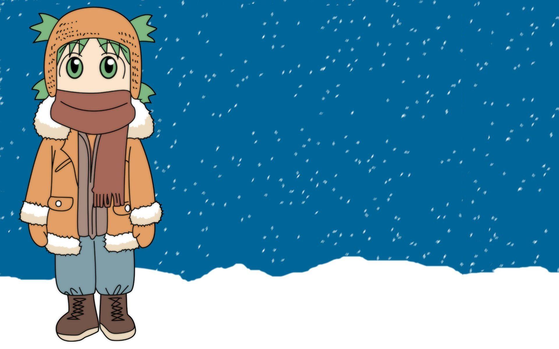 1920x1200 Anime girl in winter clothes Etsuby Desktop wallpaper 1680x1050