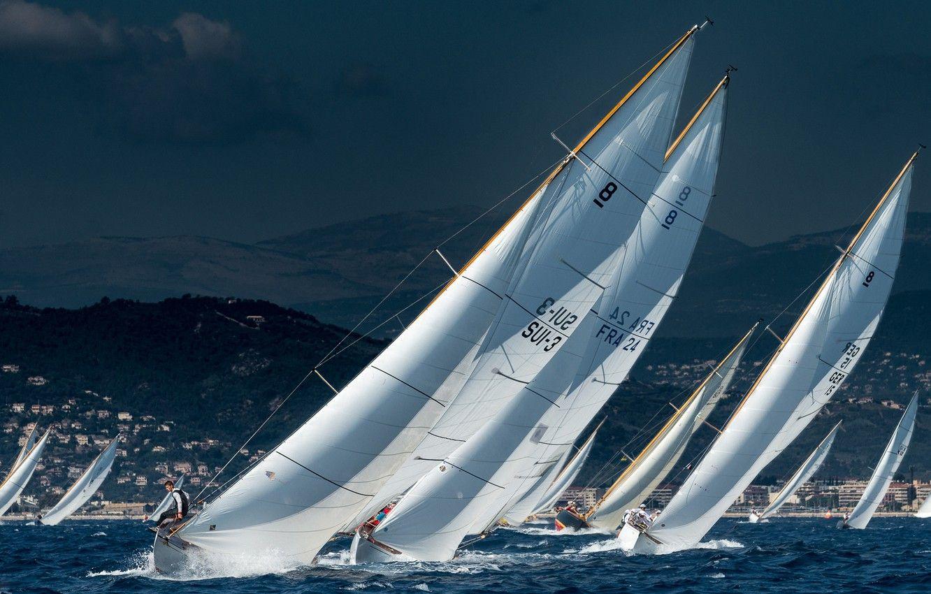 racing sailboat sail