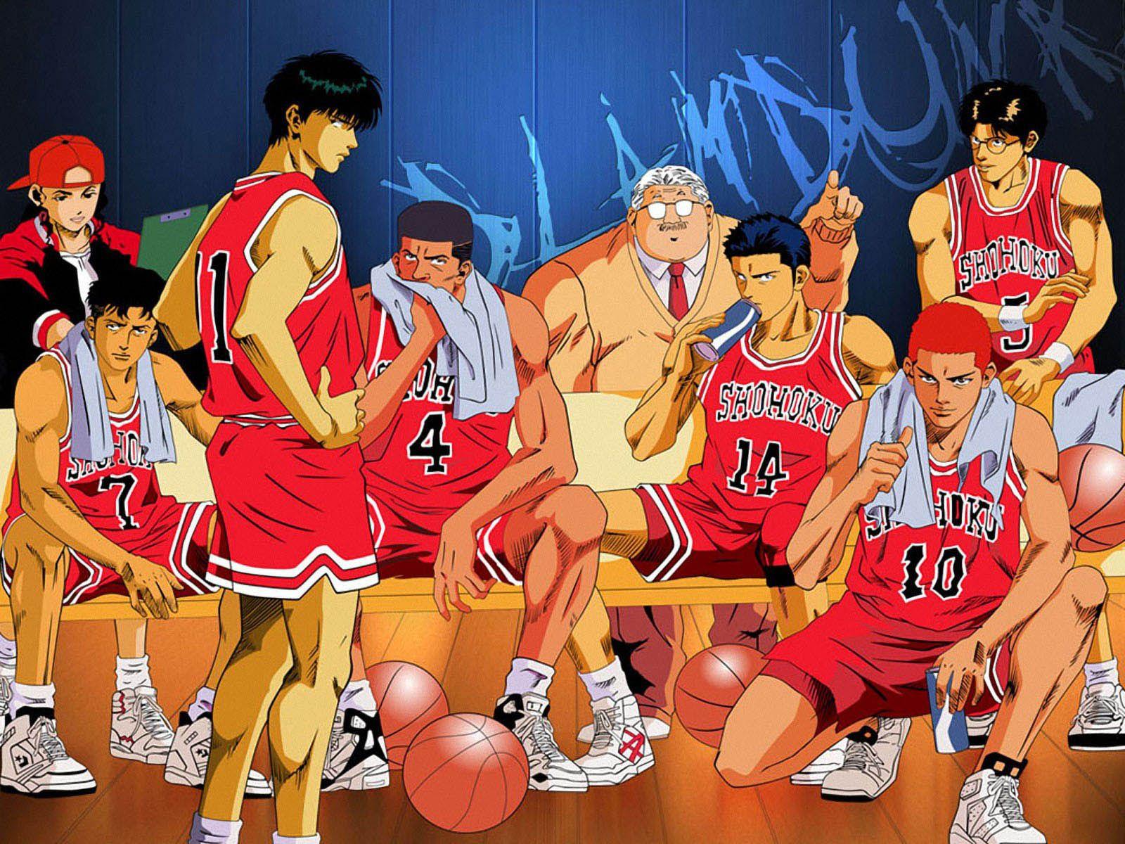 Slam Dunk Anime Wallpapers Top Free Slam Dunk Anime Backgrounds Wallpaperaccess