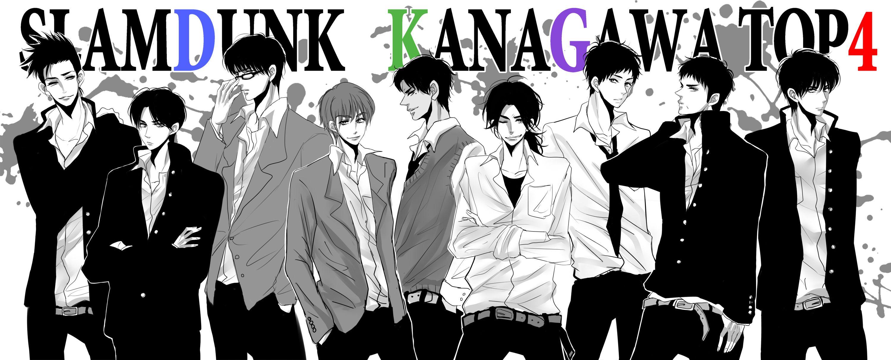 3000x1213 Anime Slam Dunk hình nền - Độ phân giải: 3000x1213