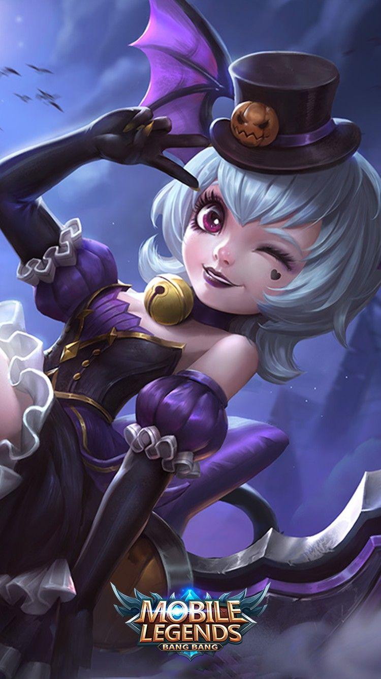 750x1334 Dark As Night: MLBB Wallpaper HD 4K
