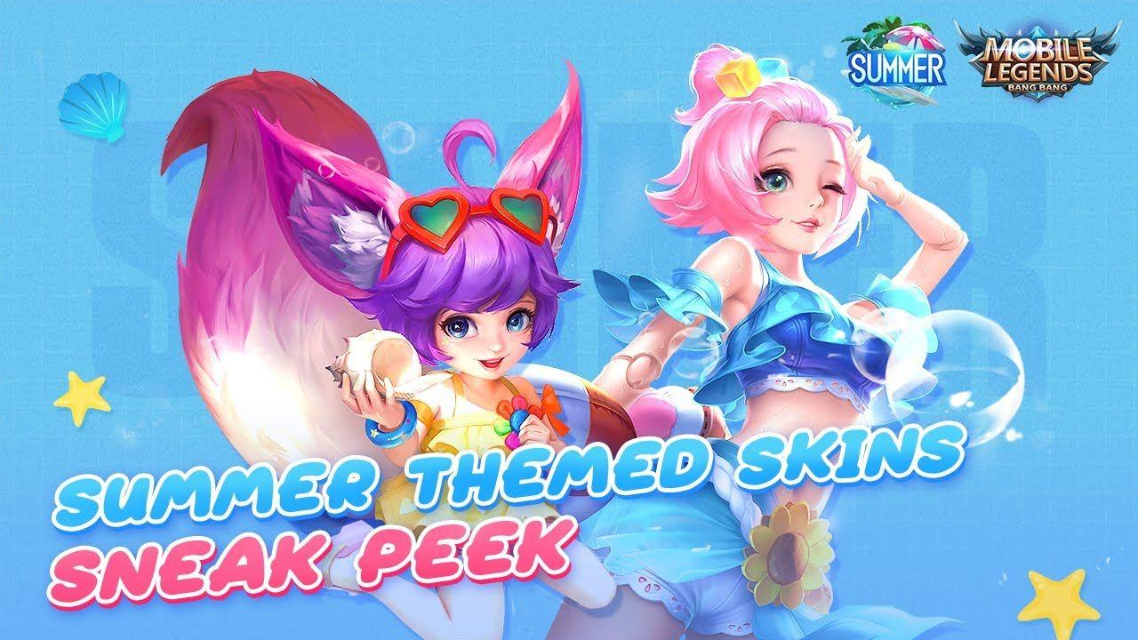 1280x720 NaNa & Angela New Skin. Summer Themed Skins. Mobile Legends: Bang Bang