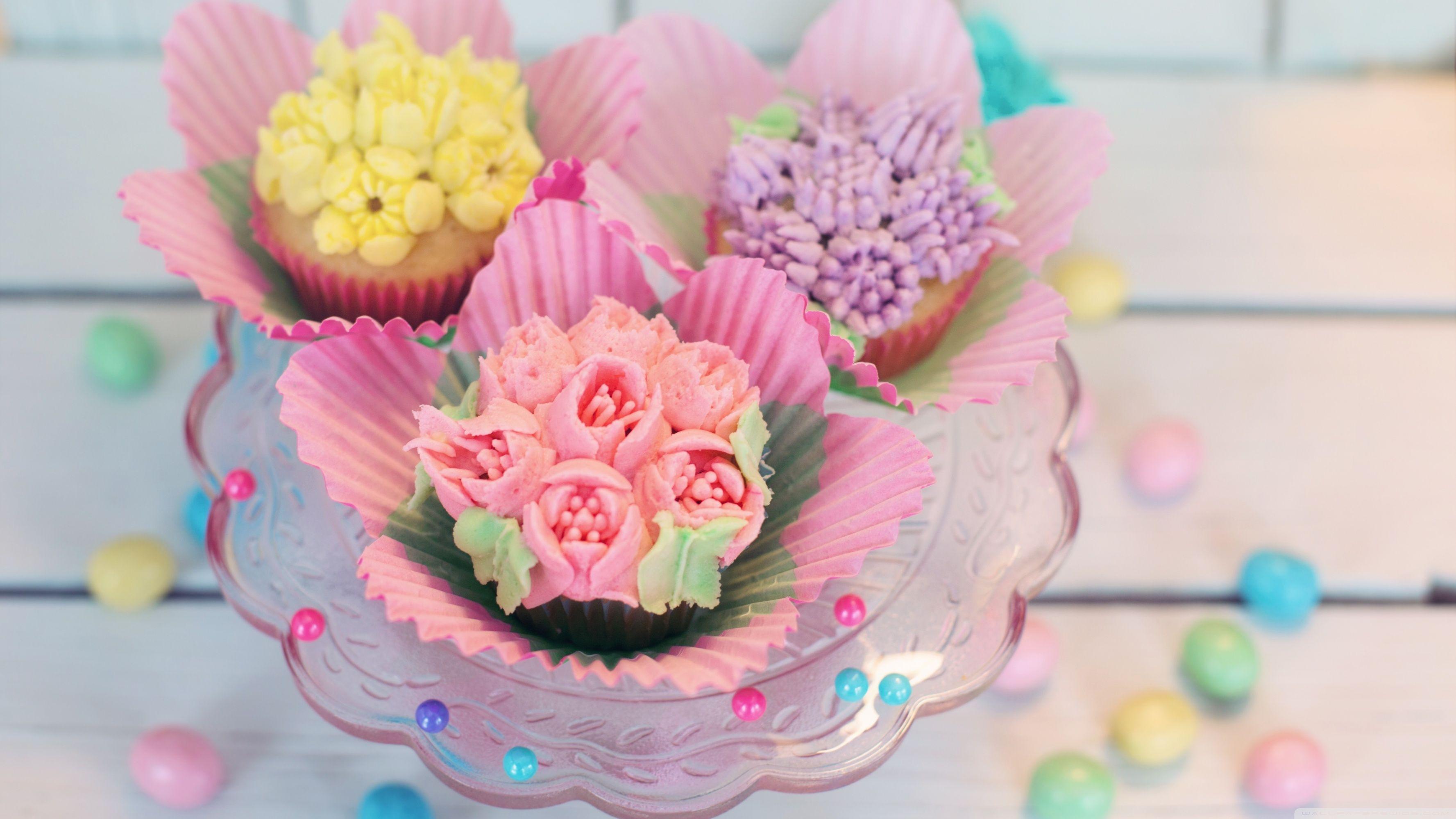 3554x1999 Spring Ice Cream Cupcakes Ultra HD Desktop Background Wallpaper for 4K UHD TV : Widescreen & UltraWide Desktop & Laptop : Tablet