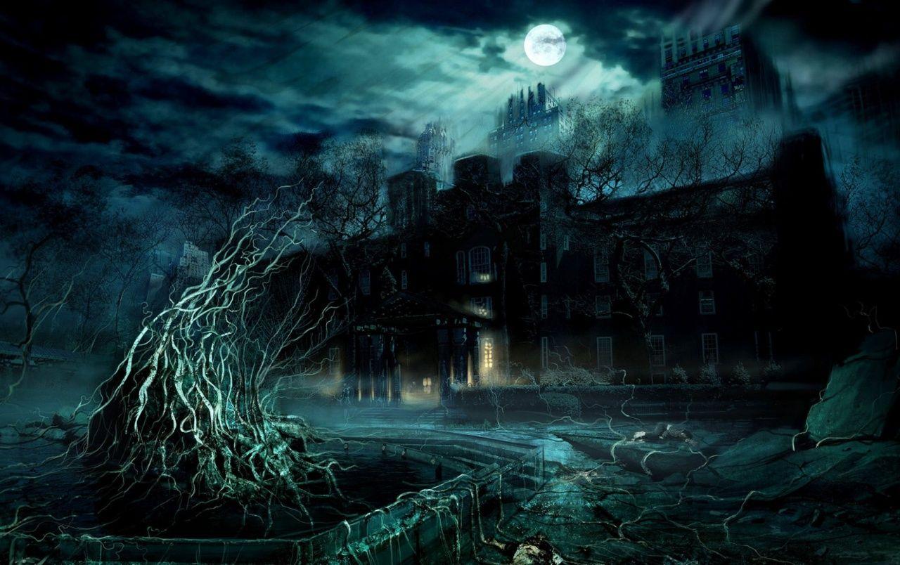 1280x804 Dark House wallpaper. Dark House