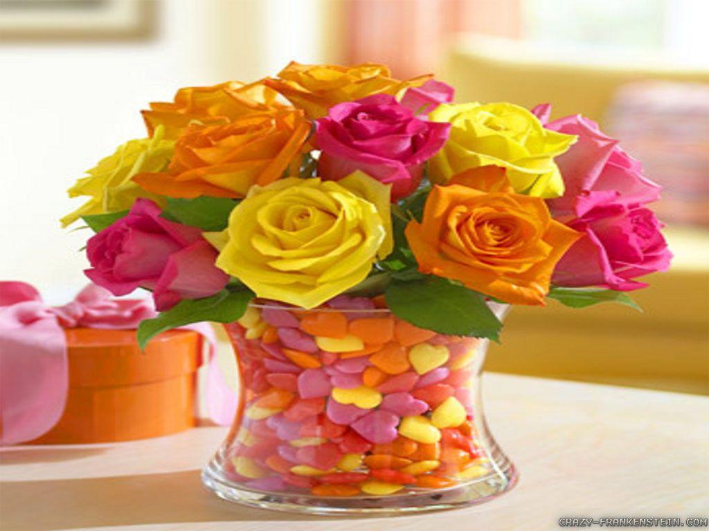 1024x768 Flowers Bouquet Wallpaper