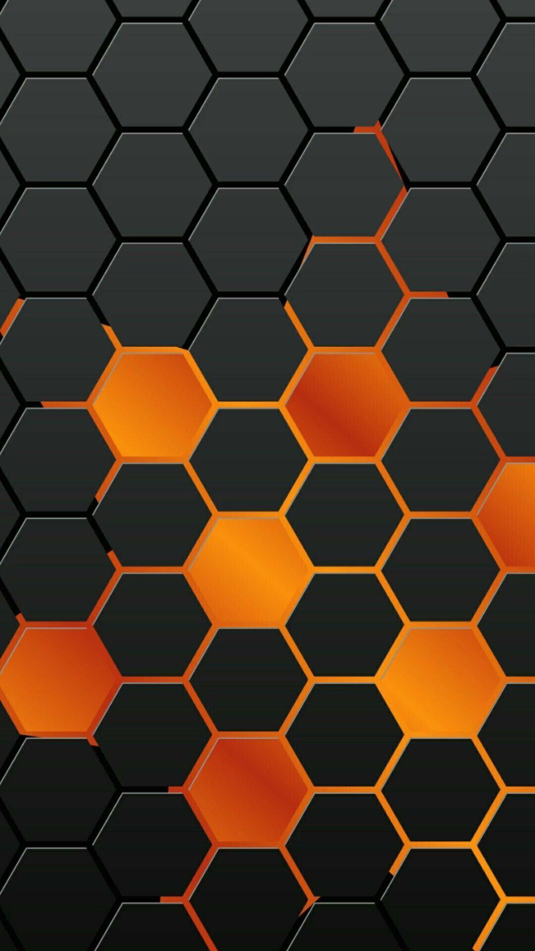 1080x1920 Black And Orange Background