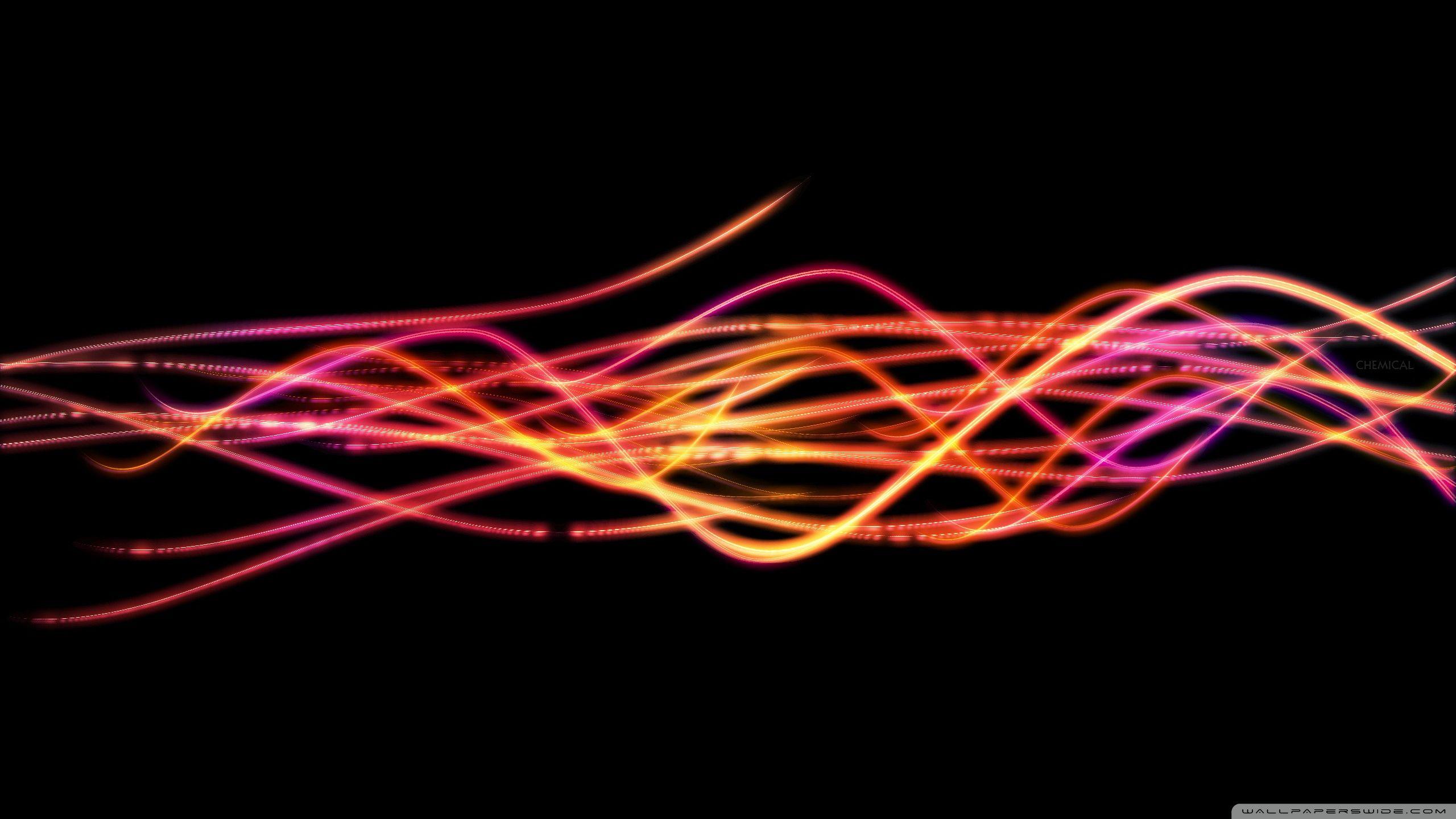 2560x1440 Abstract Background Pink Orange Yellow Black Ultra HD Desktop Background Wallpaper for 4K UHD TV : Multi Display, Dual Monitor : Tablet