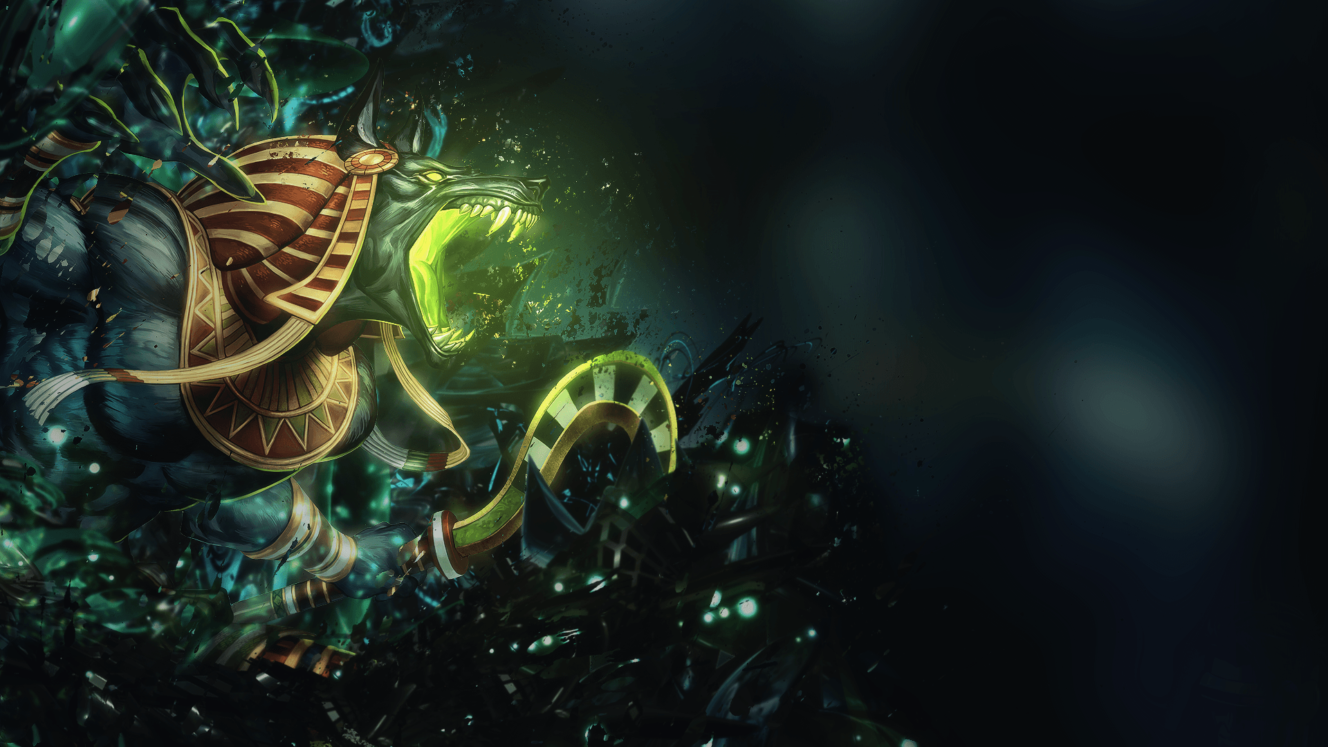 1920x1080 Anubis Smite God HD Wallpaper