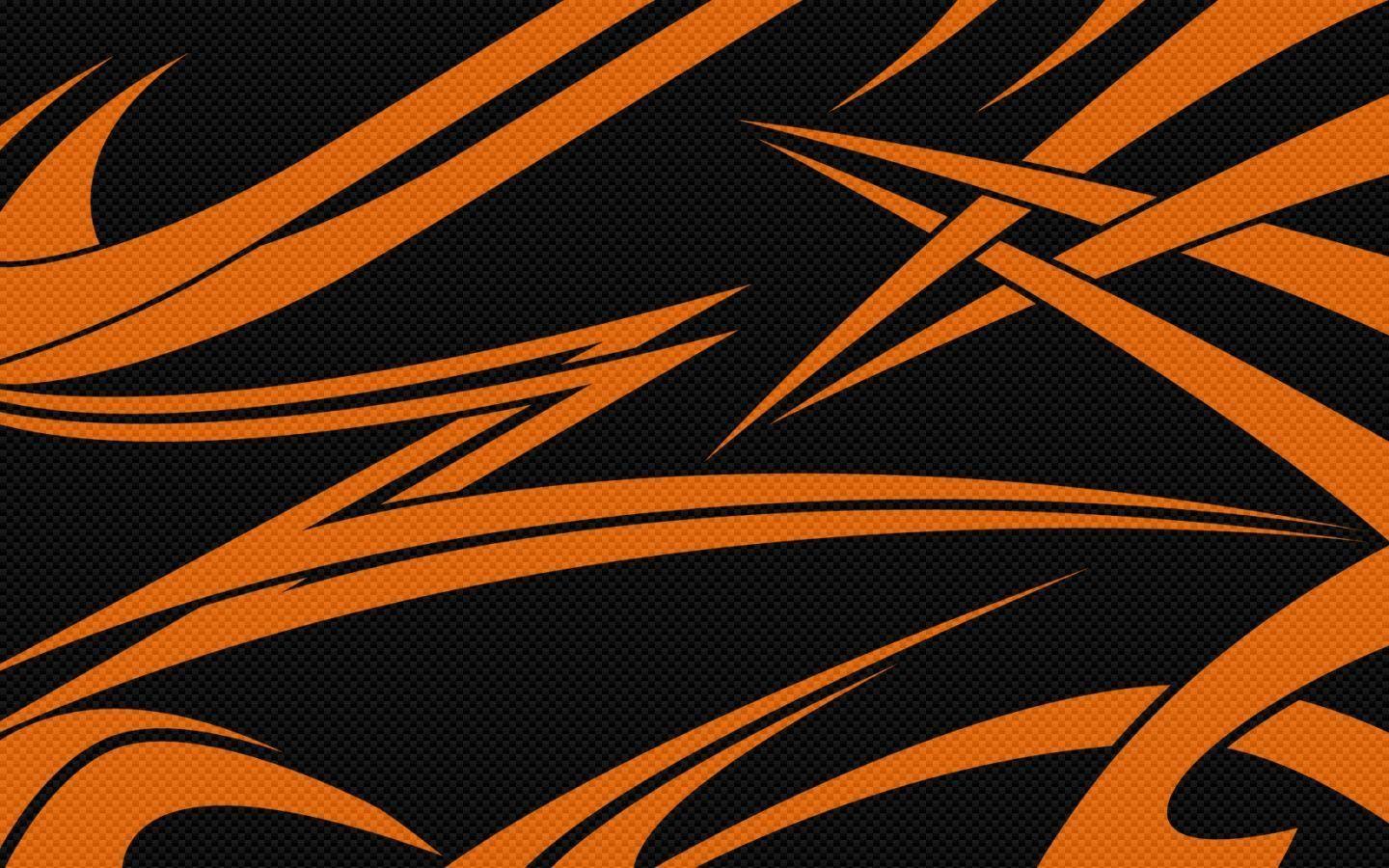 1440x900 Black Orange Wallpaper