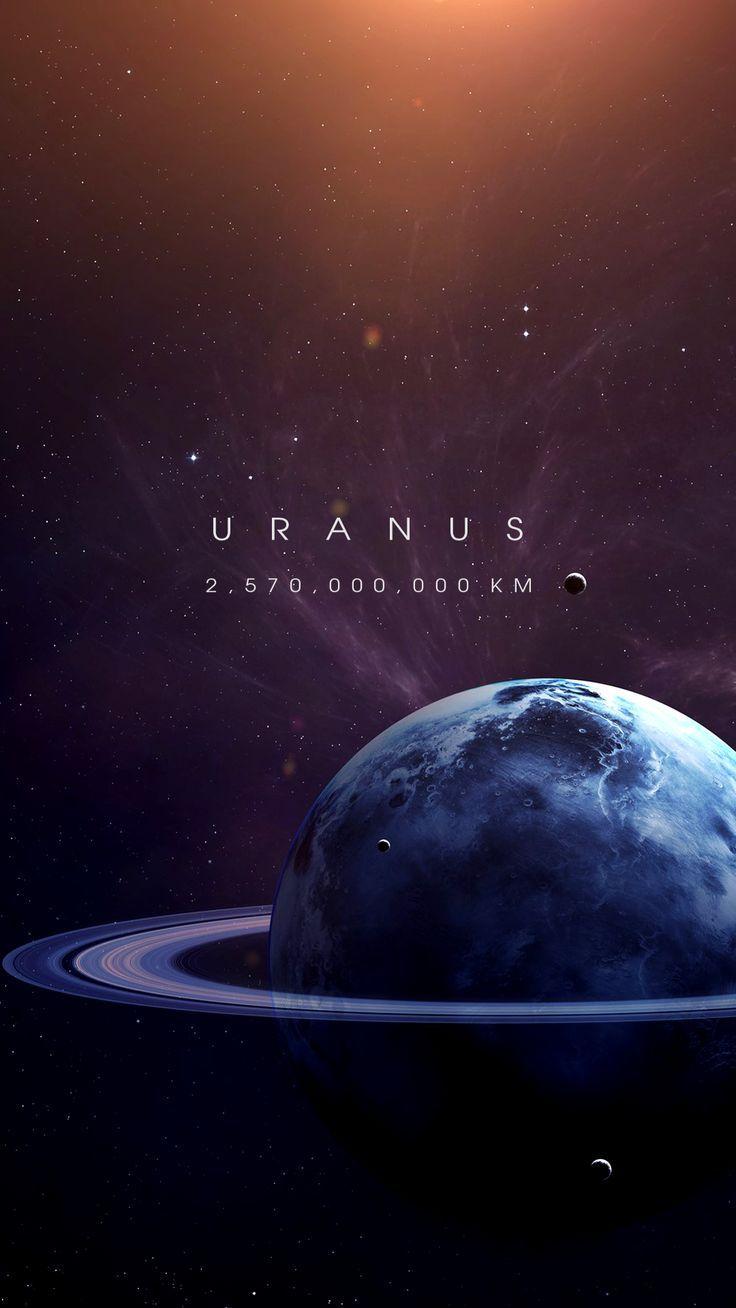 736x1308 Uranus #planets #uranus #space 10 Designs. Wallpaper Earth, Wallpaper Space, Space Planets