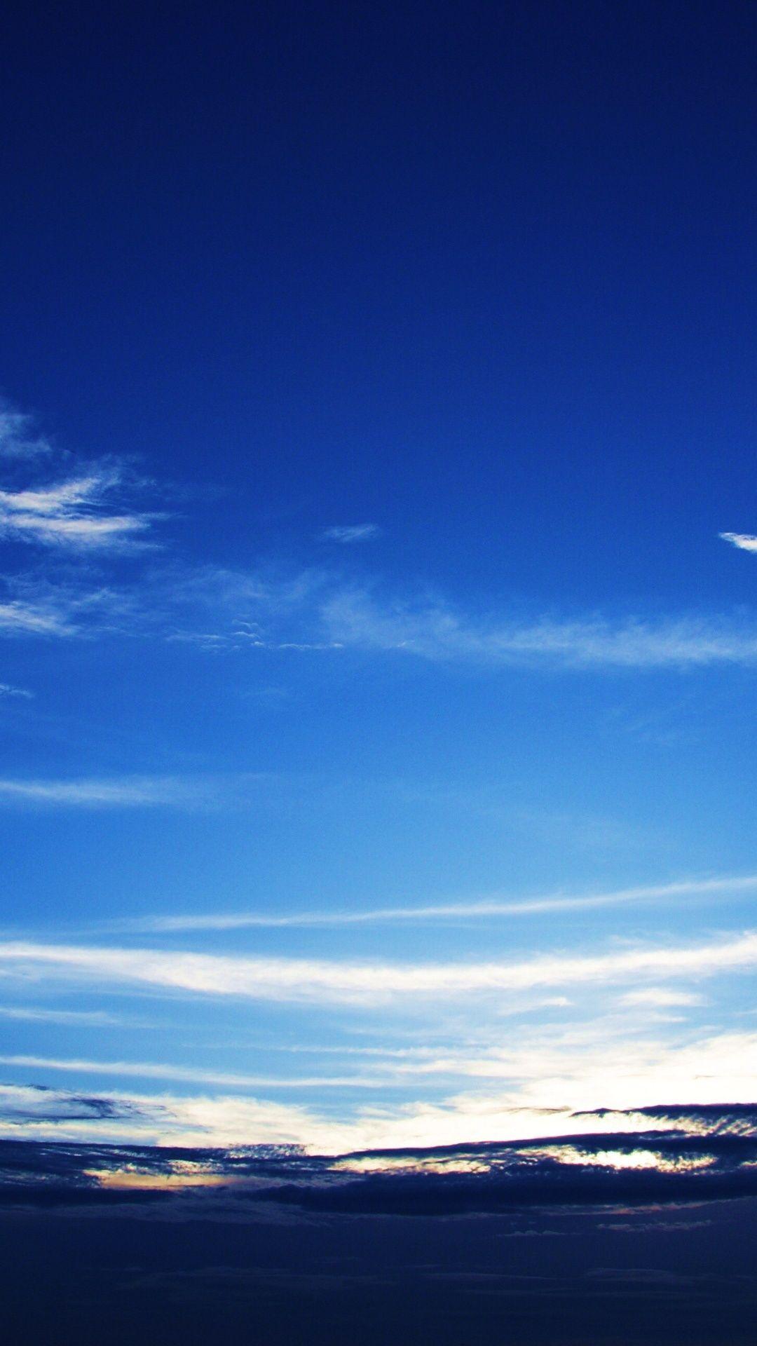 1080x1920 Scattered Clouds Sky