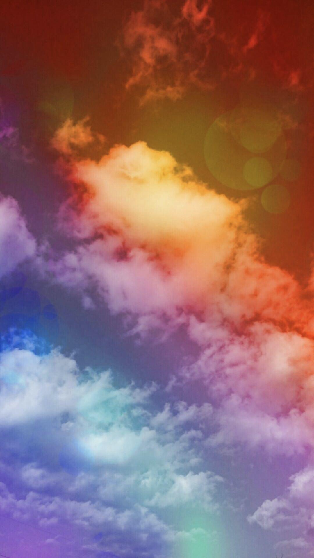 1080x1920 iPhone 7 Pink Clouds Wallpaper HD