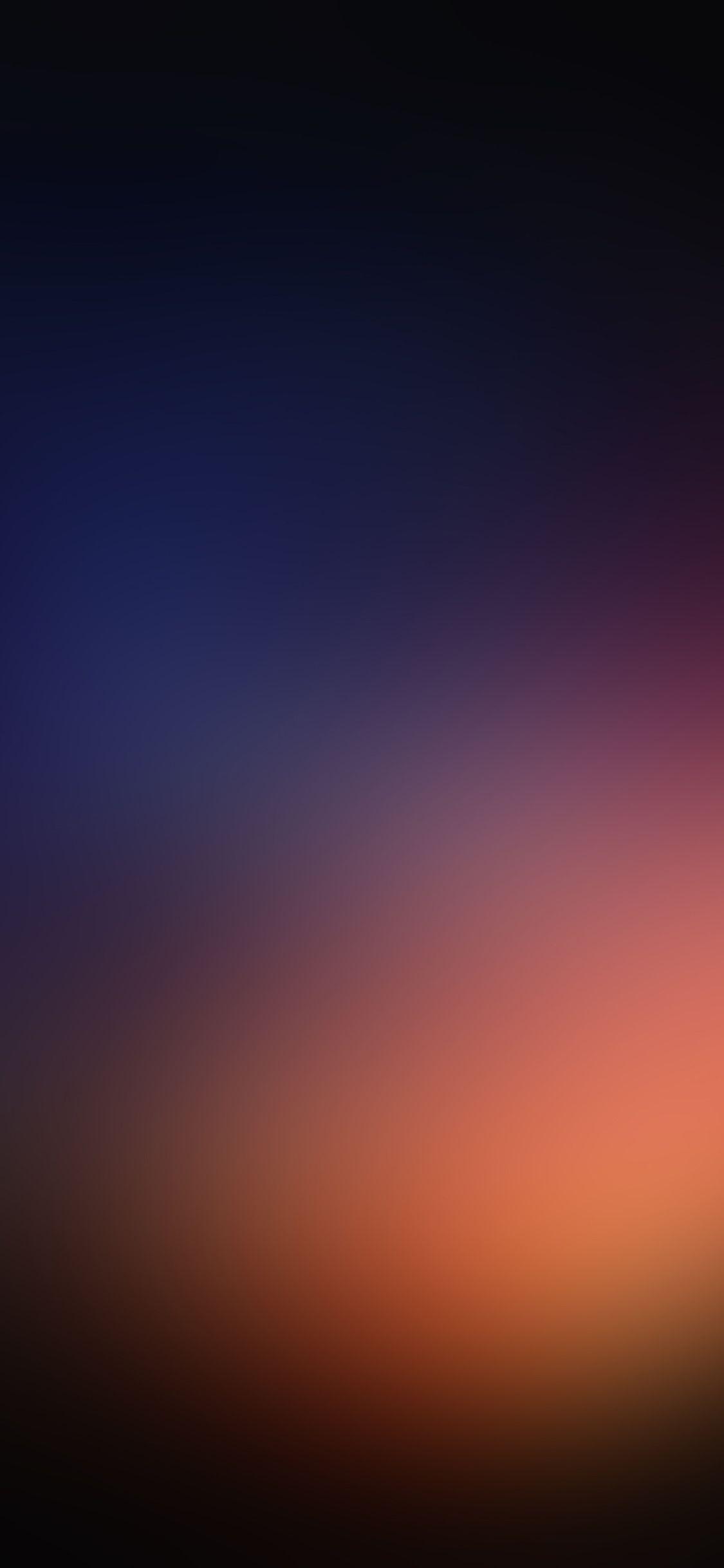 1125x2436 aurora blur rainbow color gradation blur