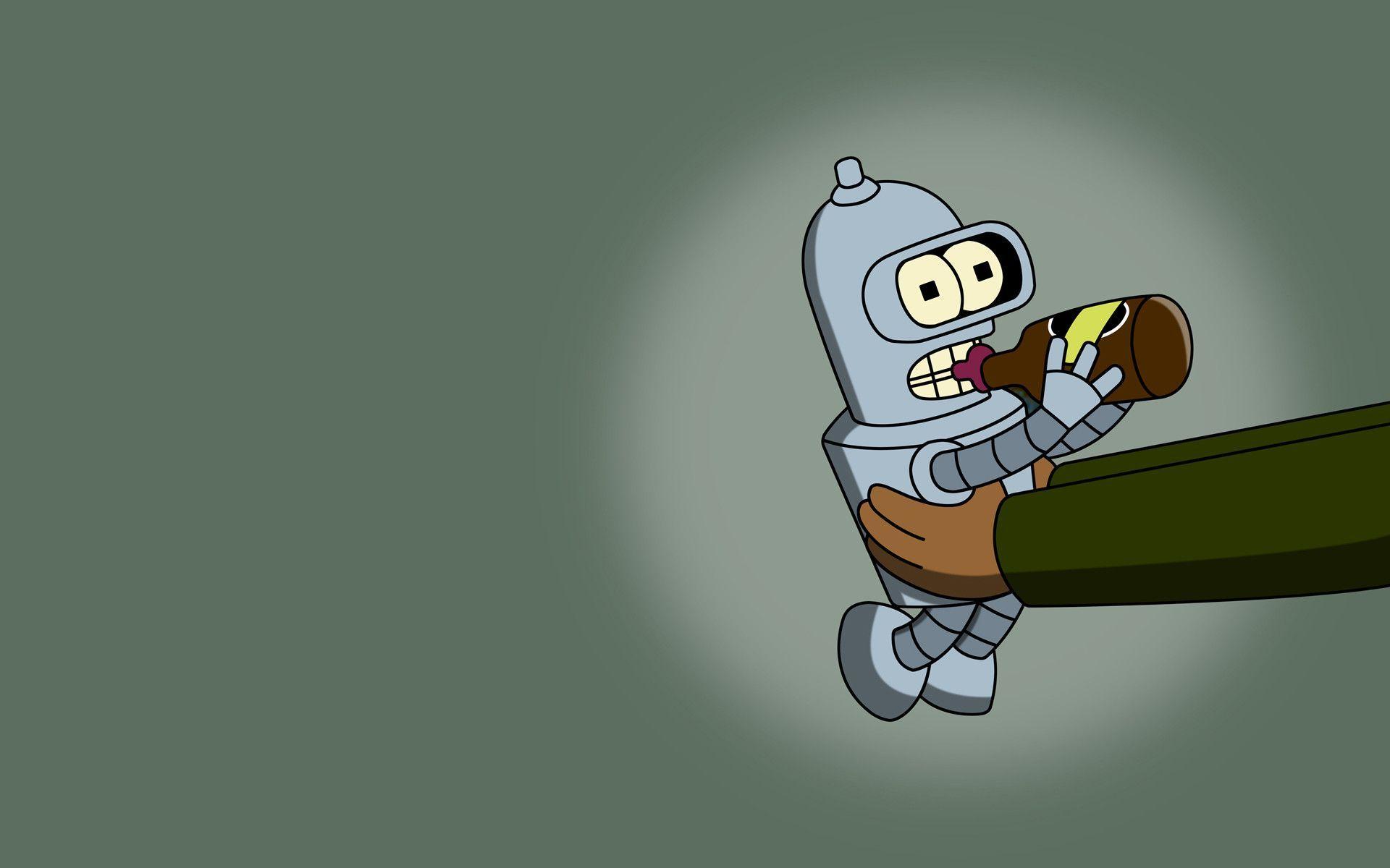 1920x1200 Wallpaper (Computer Desktops Background) • R Wallpaper. Futurama, Cartoon Wallpaper, Futurama Bender