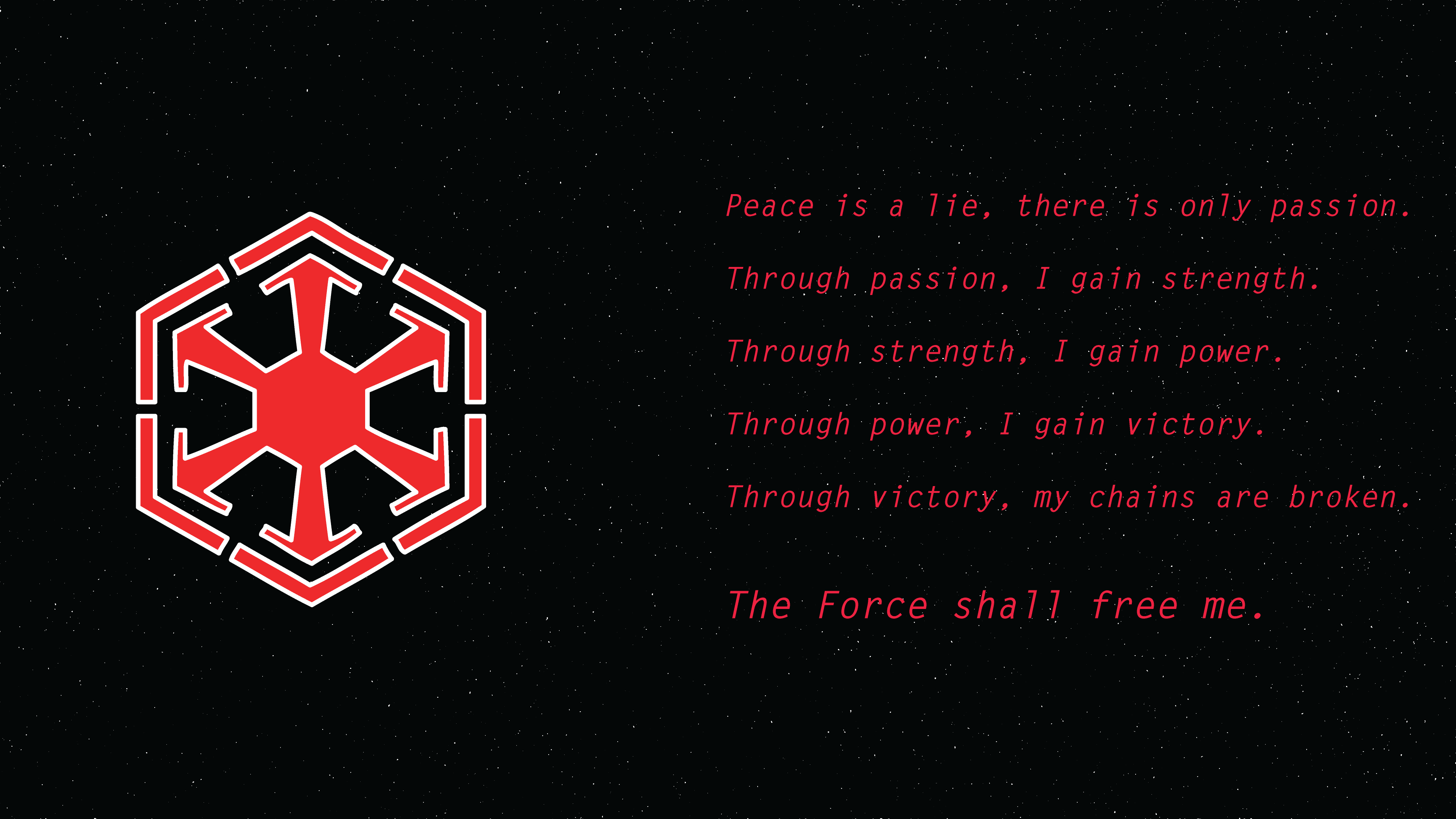 3840x2160 Code Sith