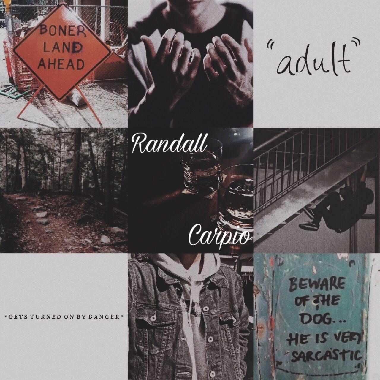 1280x1280 moodboard, aesthetic, randal carpio, the order. Character aesthetic, Netflix, Randall