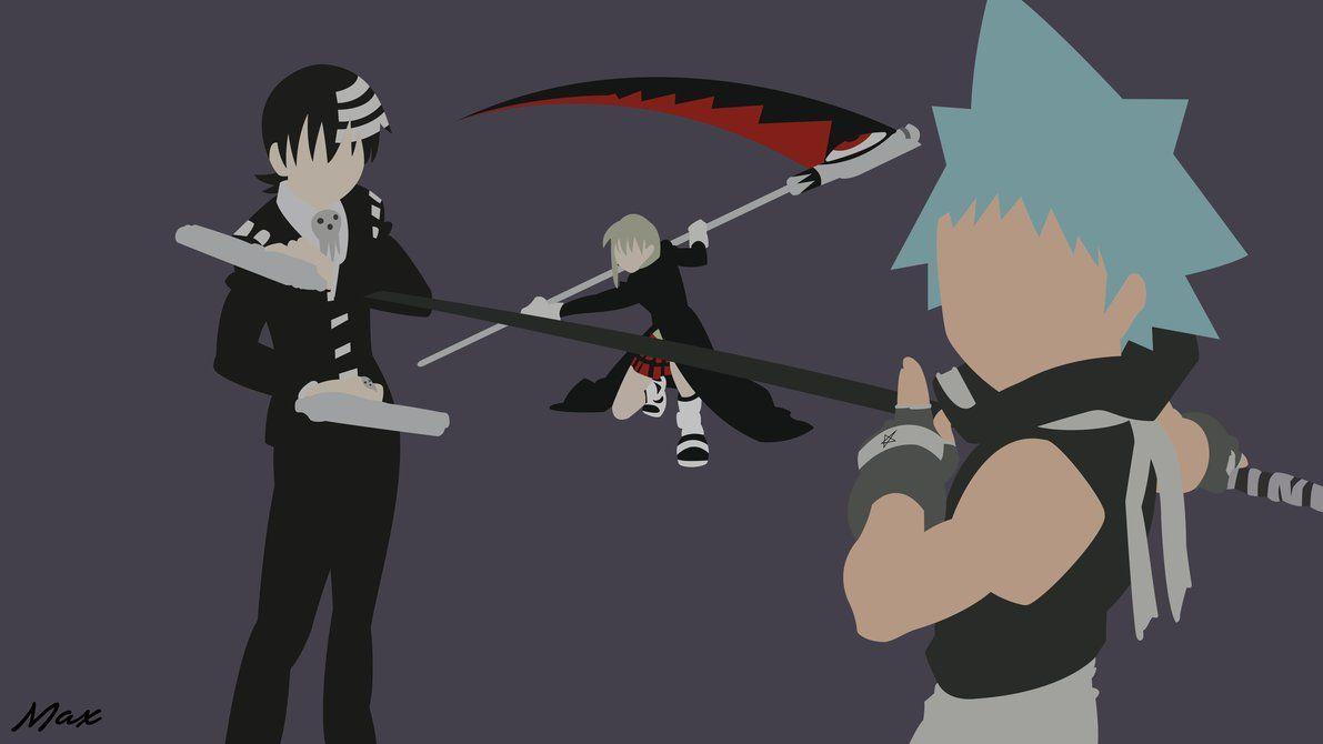 1191x670 Soul Eater Minimal Wallpaper. Soul eater, Minimal wallpaper, Minimalist wallpaper