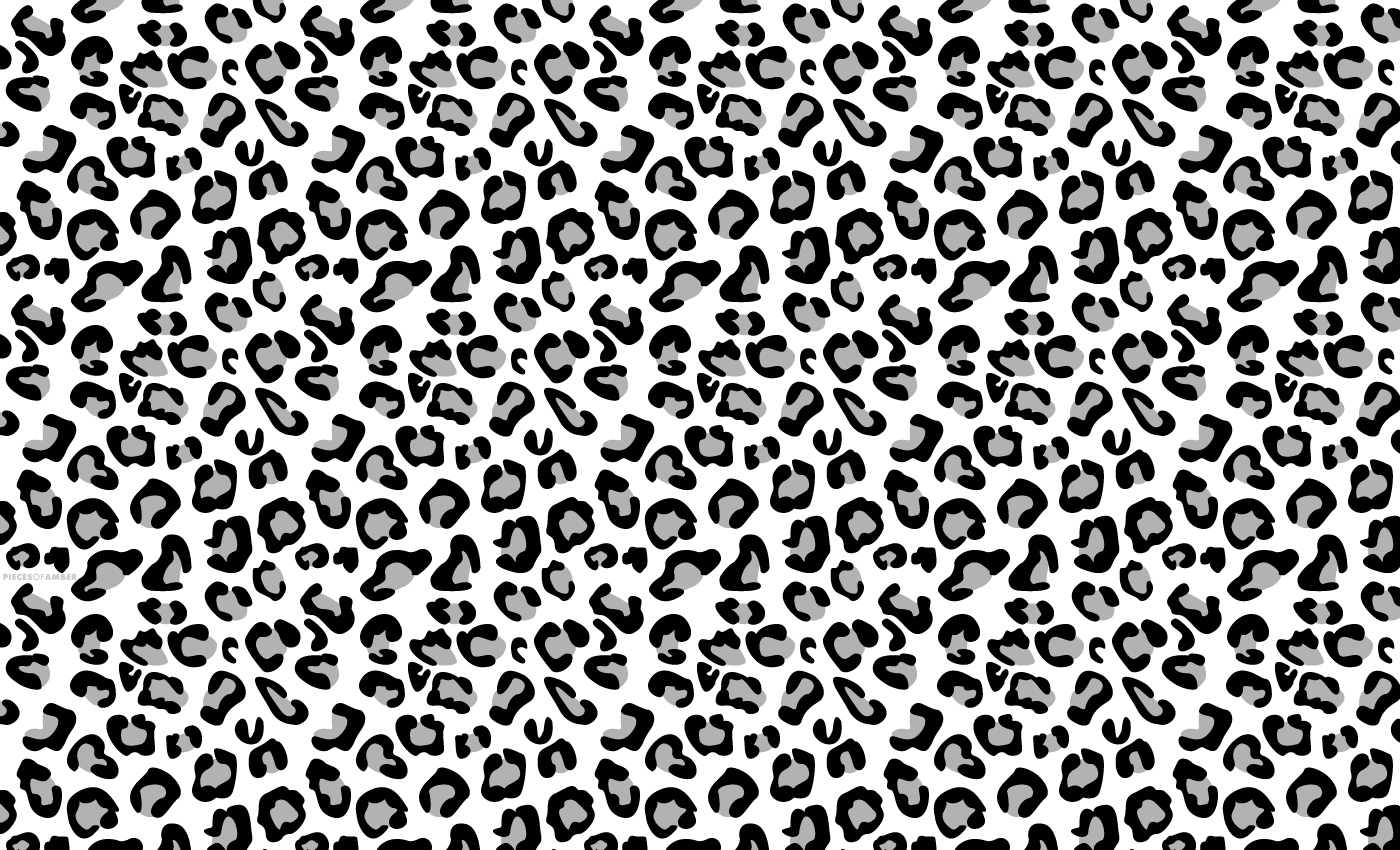 1400x850 Snow Leopard Wallpaper Desktop Animal Wallpaper Print Neon Polka Dot Background