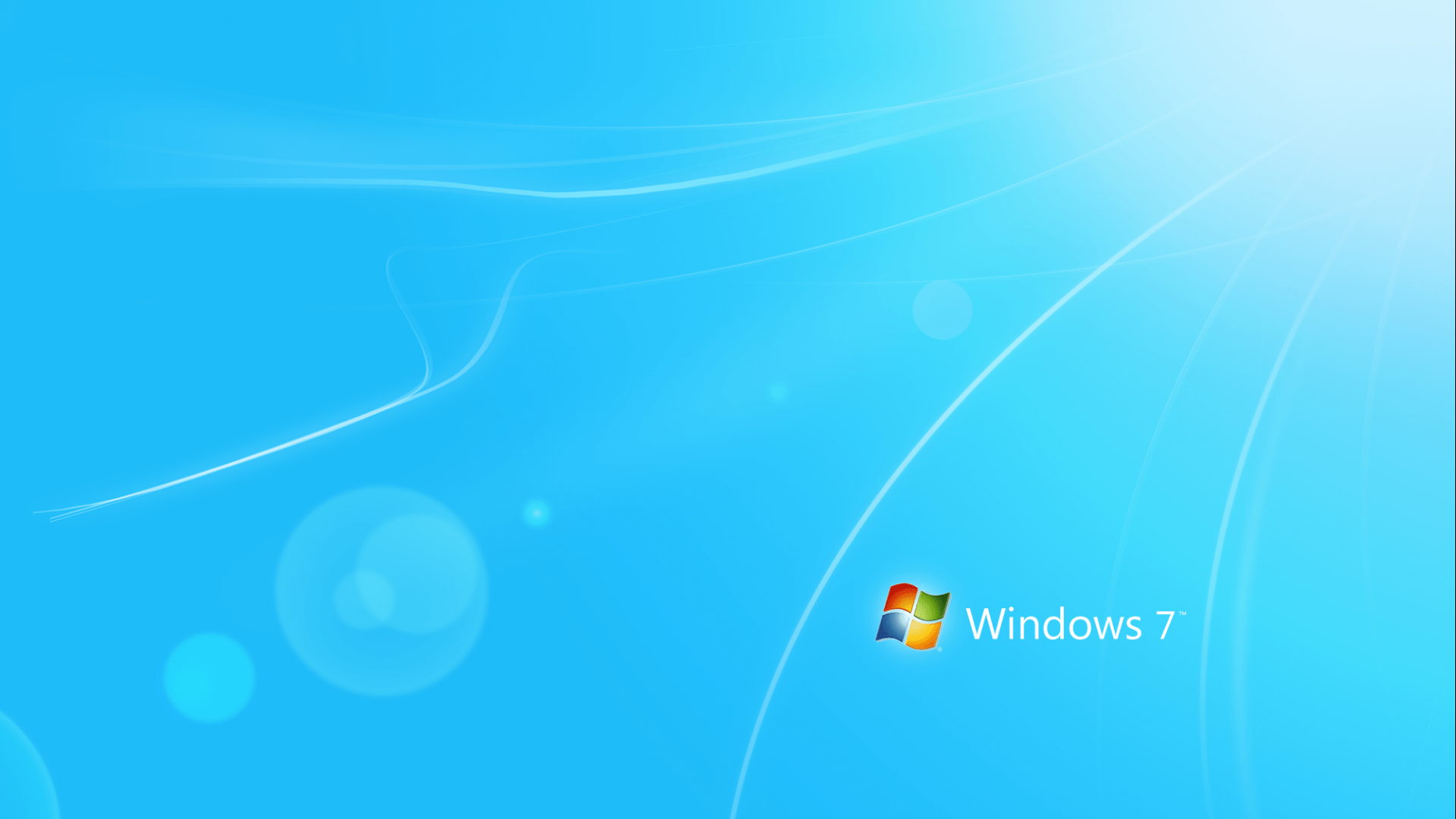 1920x1080 Blue With Logo Windows 7: Hình nền HD độ phân giải cao, độ phân giải cao