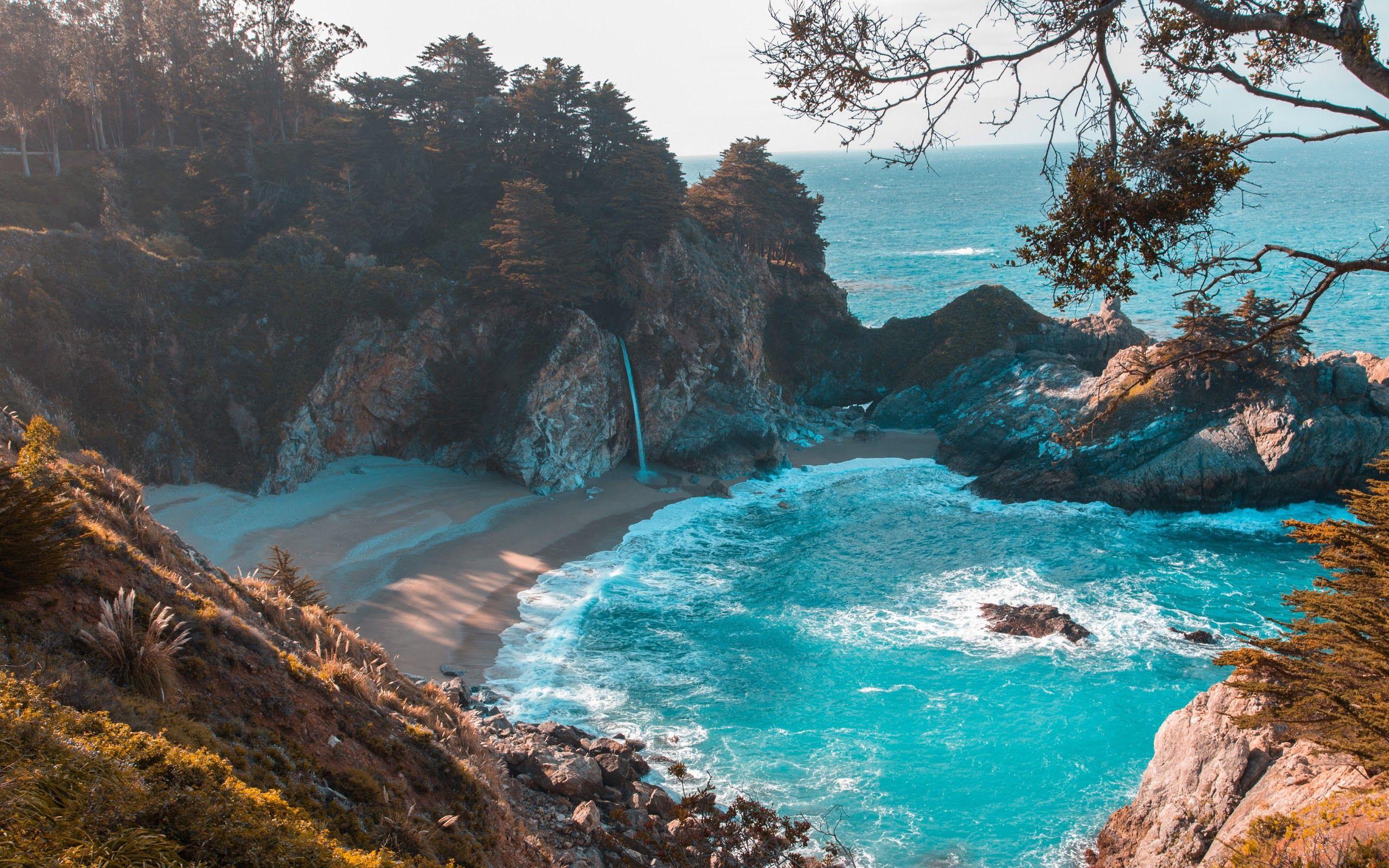 2560x1600 4k Beach Wallpaper