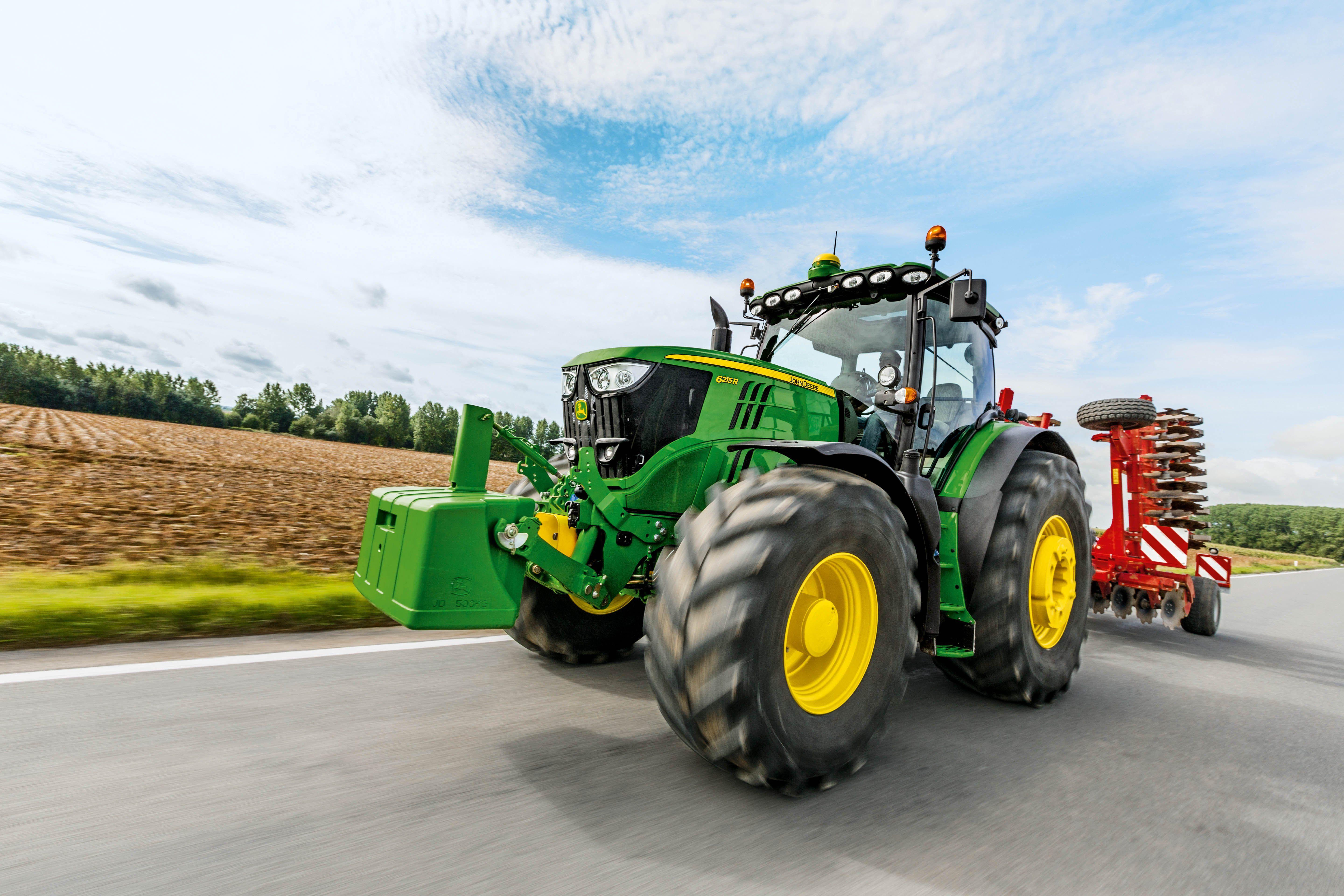 5760x3840 JOHN DEERE tractor farm industrial farming 1jdeere construction wallpaperx3840