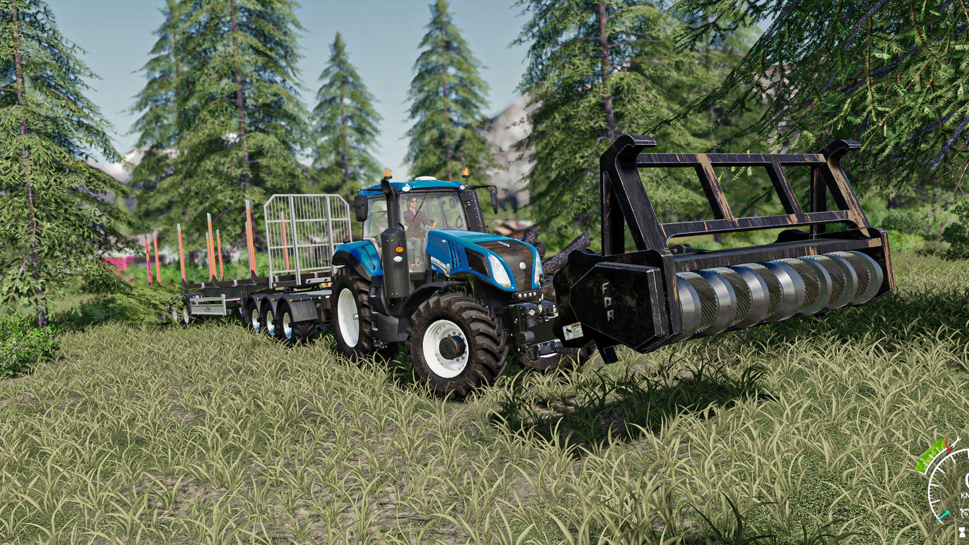 1920x1080 Farming Simulator 2019 Farming Simulator Farming Tractors Car Forest YouTube New Holland New Holland Wallpaper:1920x1080