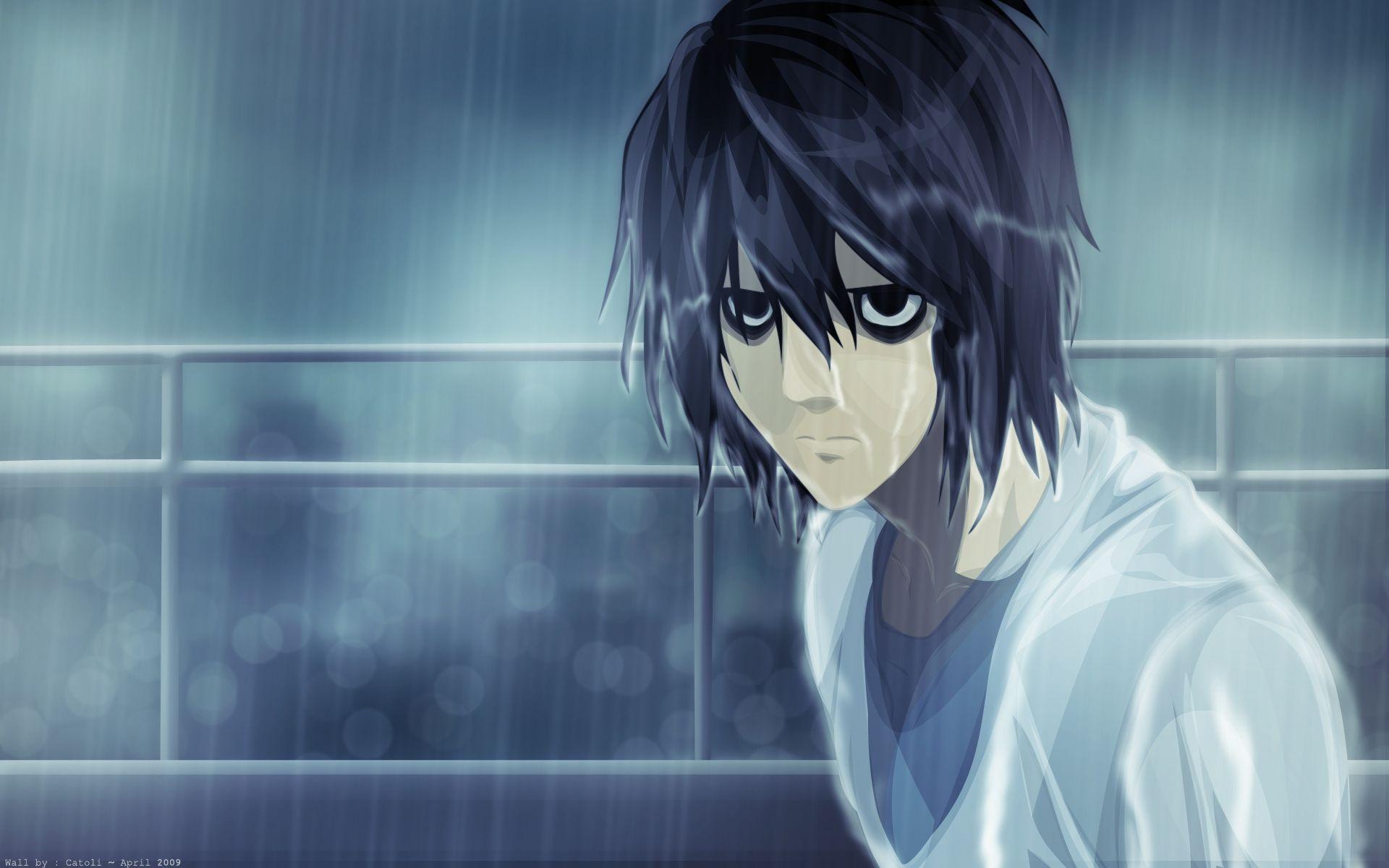 Death Note L Lawliet And Background - L From Death Note - PNG, L Ryuzaki HD  phone wallpaper