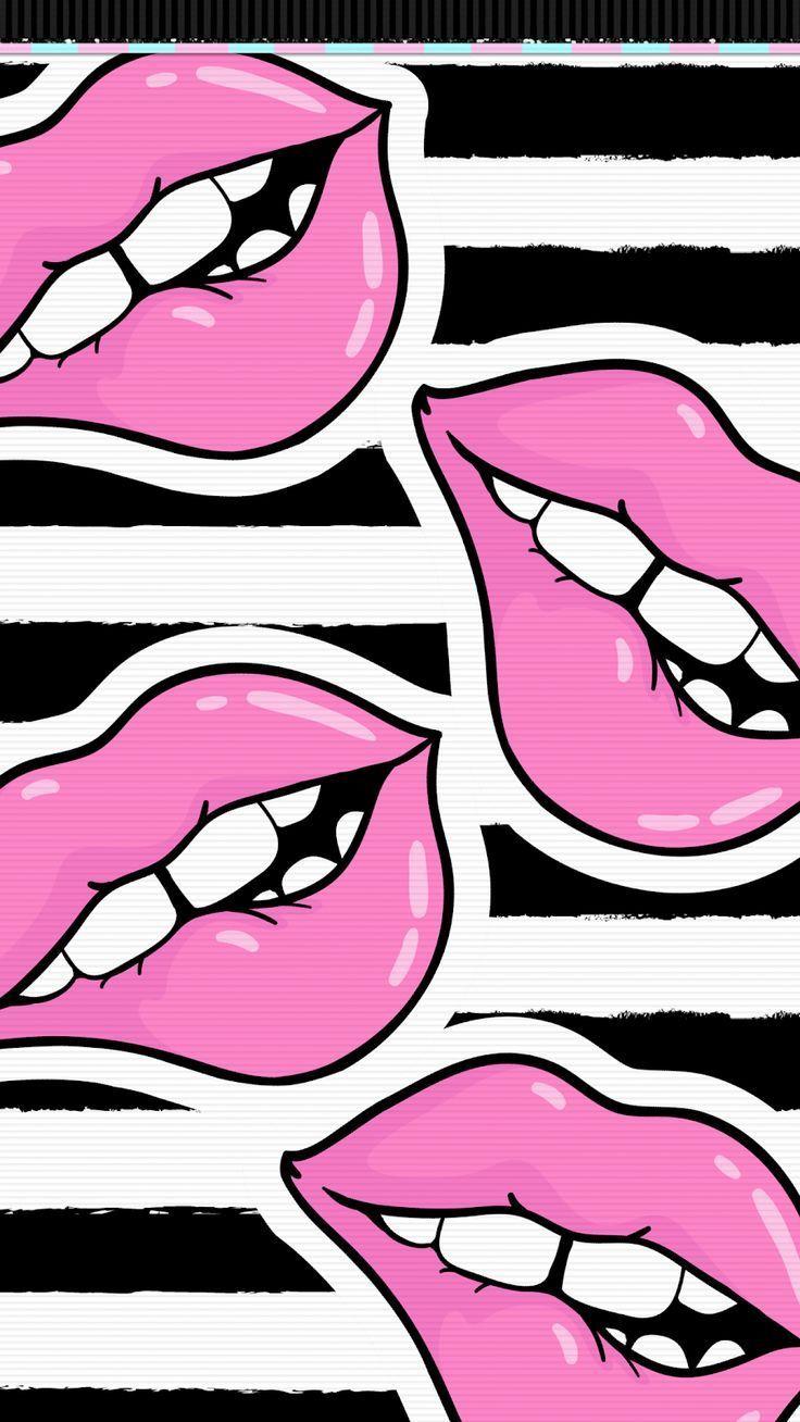736x1308 Pink Lips Wallpaper. Lip wallpaper, Pink wallpaper iphone, Pink lips