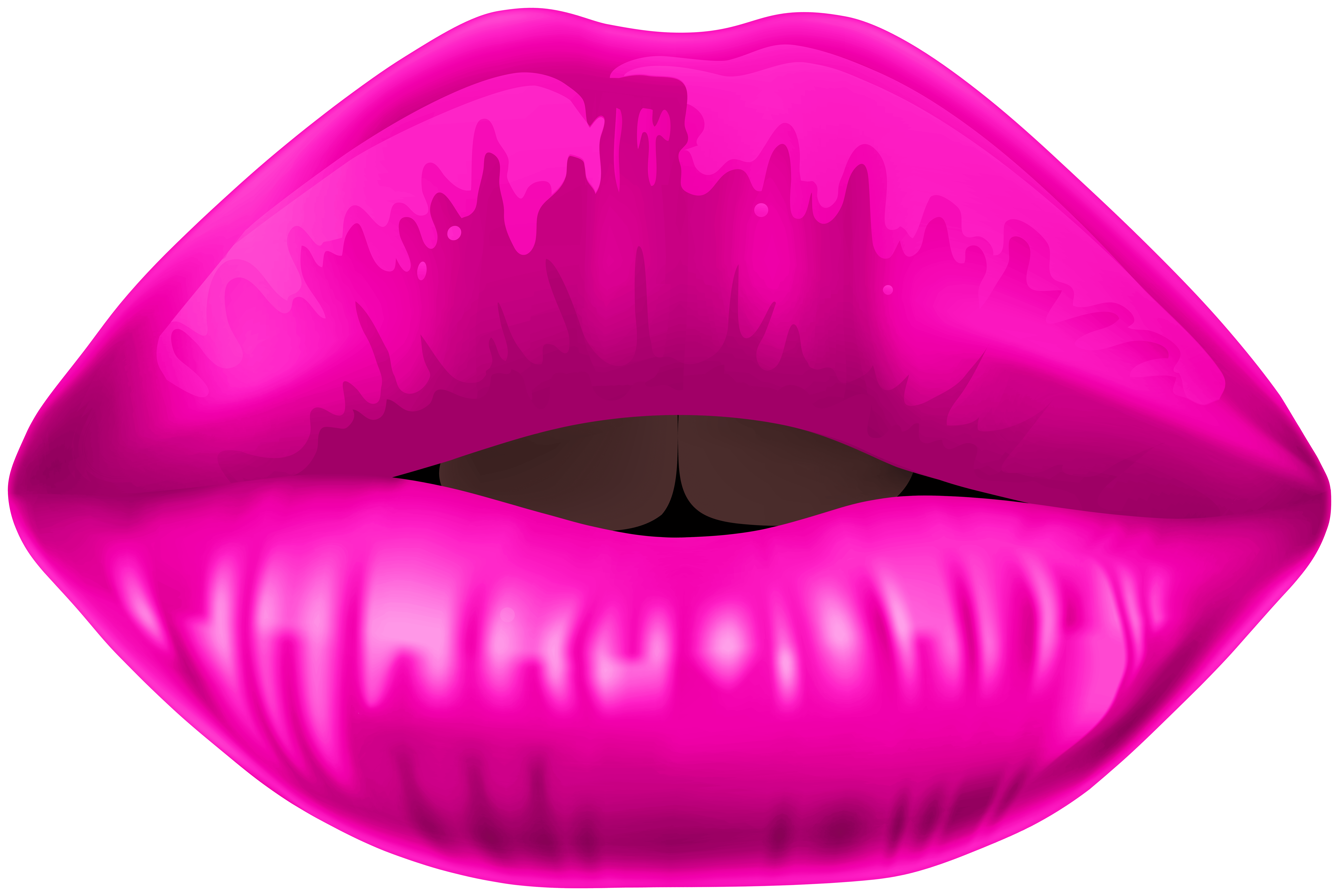 8000x5353 Pink Lips PNG Clipart Quality Image And Transparent PNG Free Clipart